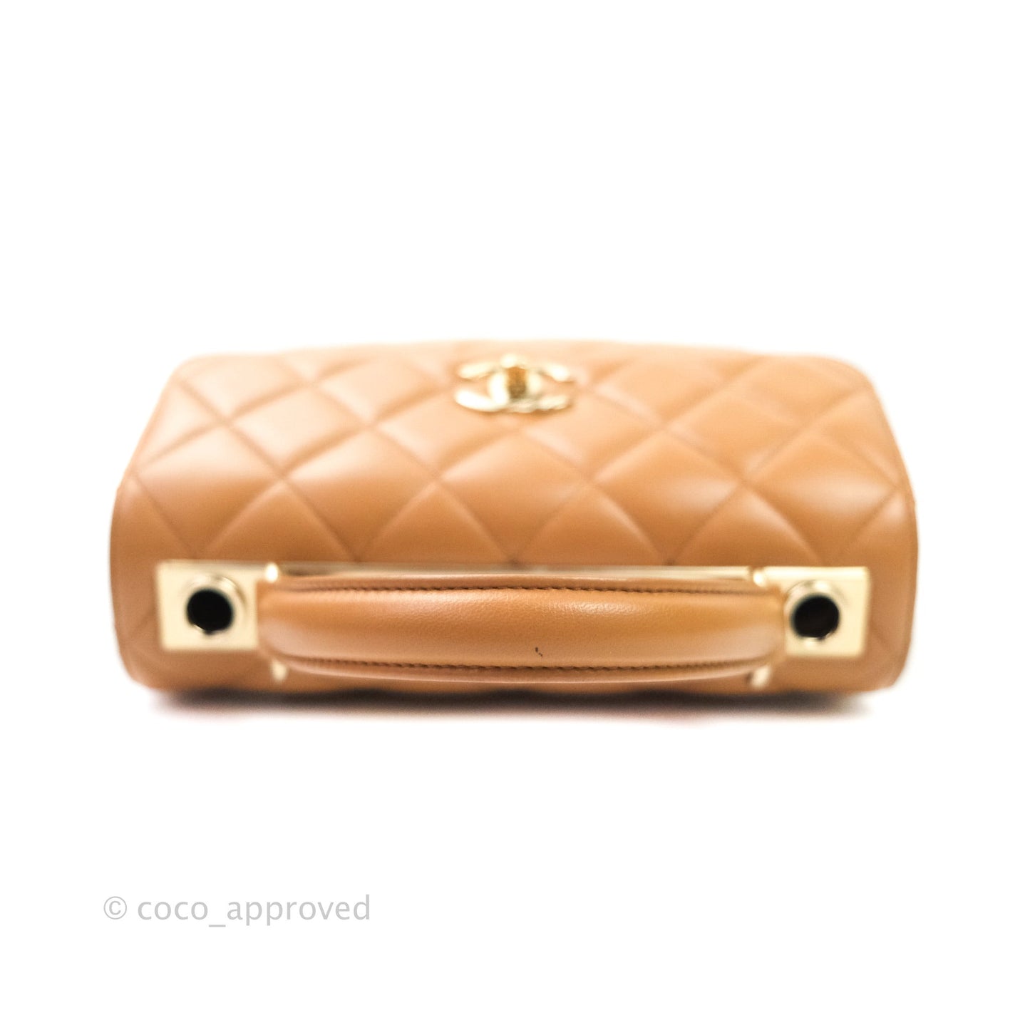 Chanel Trendy CC Small Dark Beige Lambskin Gold Hardware