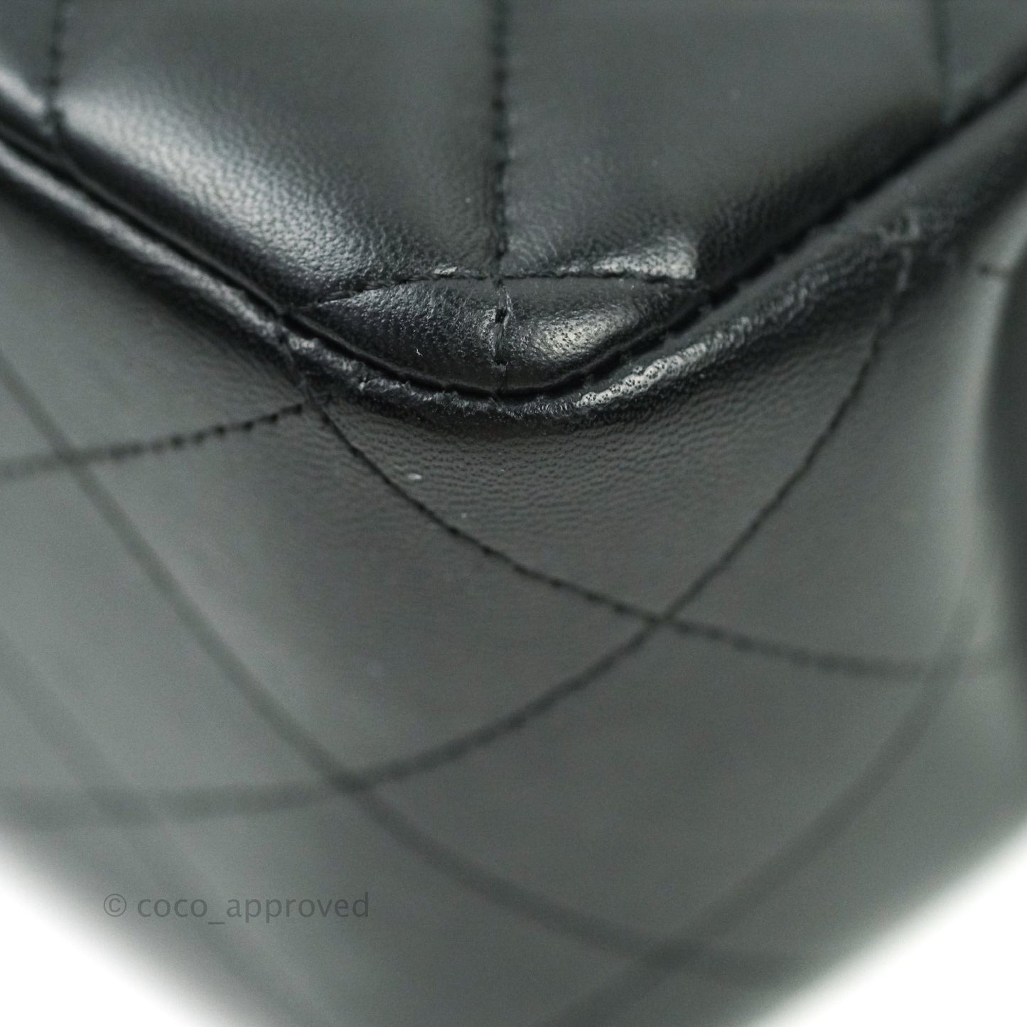Chanel Jumbo Double Flap Black Lambskin Silver Hardware⁣⁣