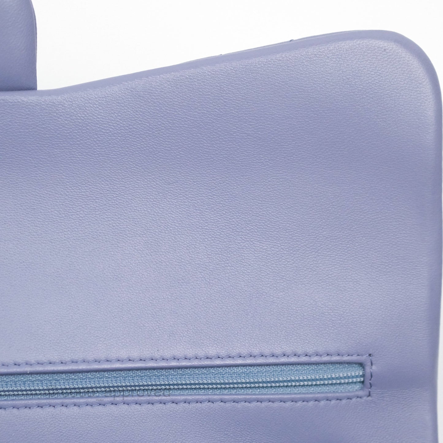 Chanel Jumbo Double Flap Lavender Blue Lambskin Silver Hardware⁣⁣