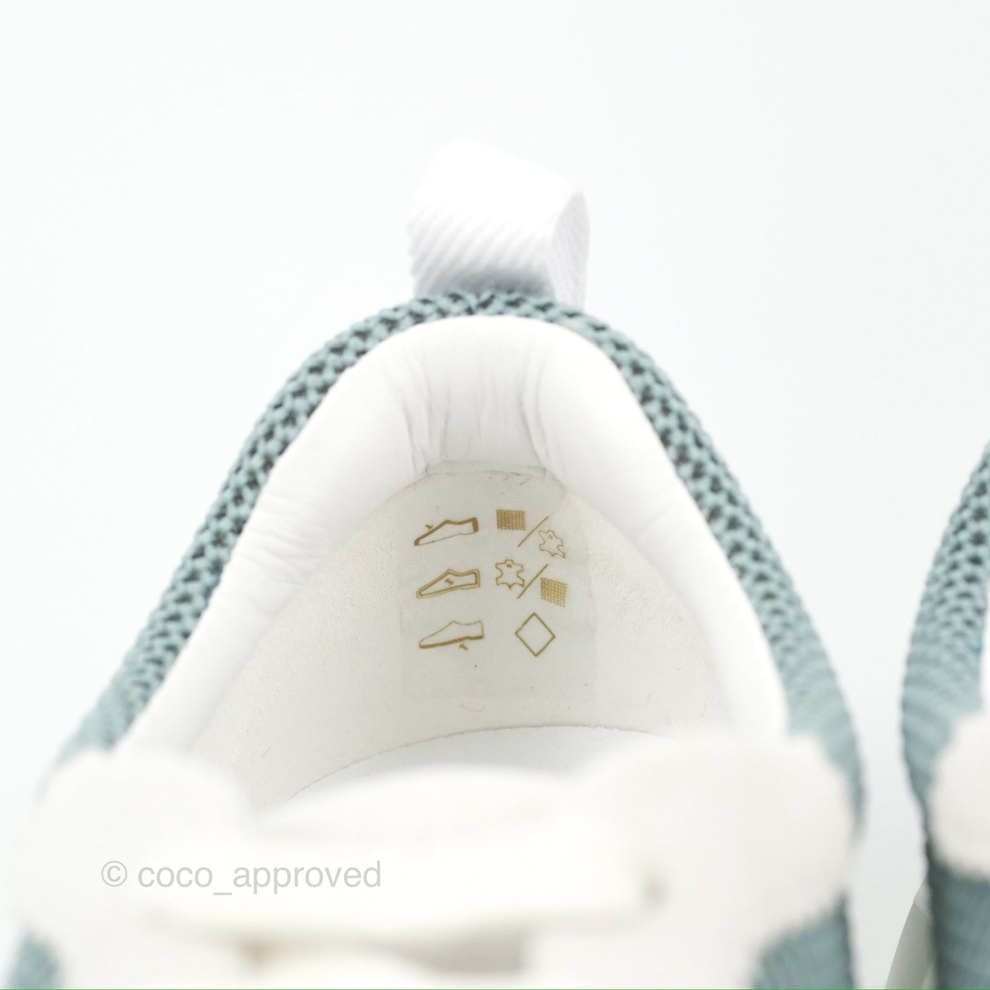 Hermes Bouncing Sneaker Vert D'eau/White Size 38