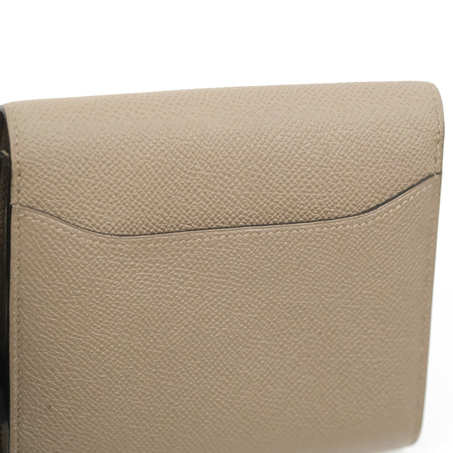 Hermès Constance Short Wallet Gris Asphalt Epsom Rose Gold Hardware