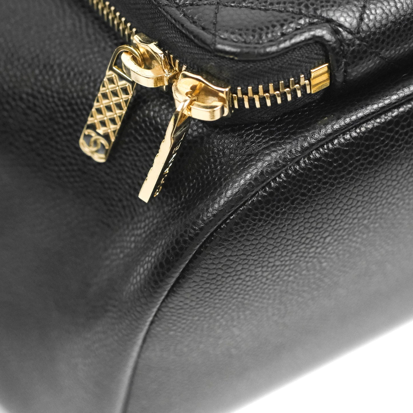 Chanel Quilted Business Affinity Backpack Black Caviar Gold Hardware