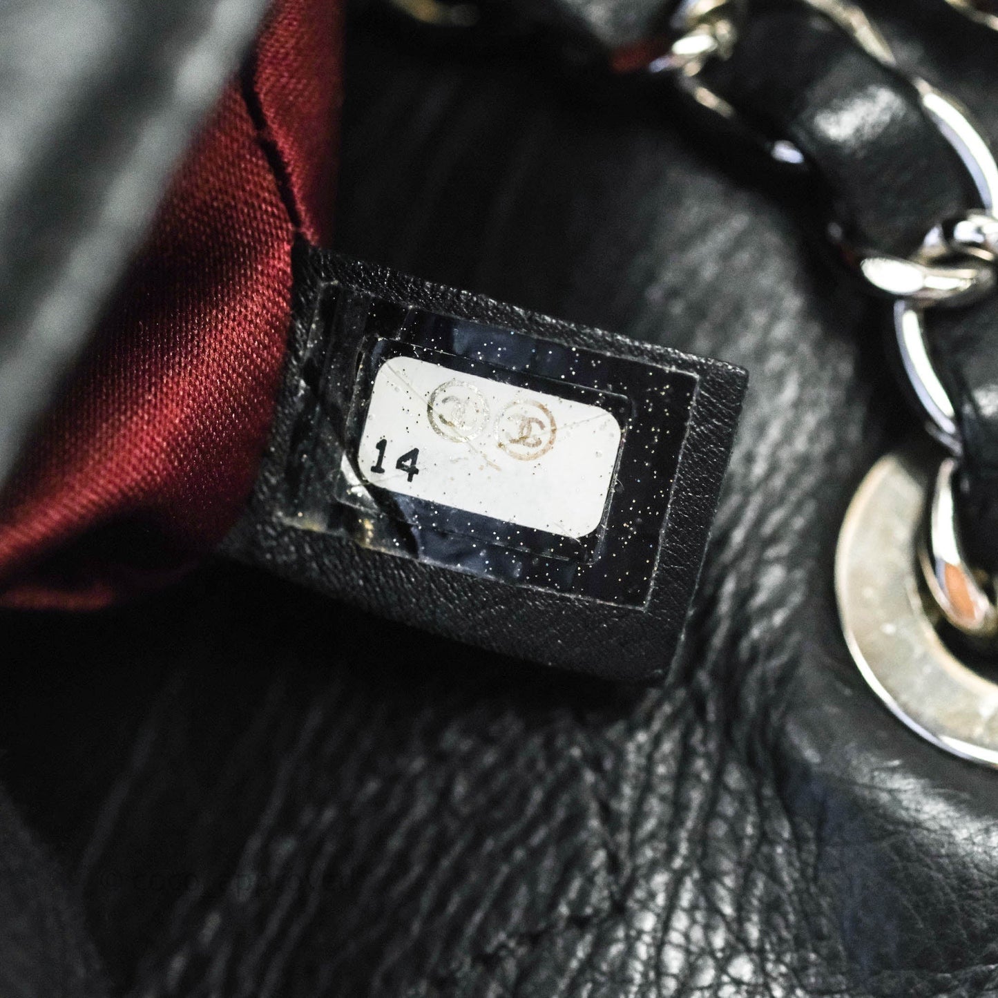 Chanel Small Embroidered Flap Bag Black Silver Hardware