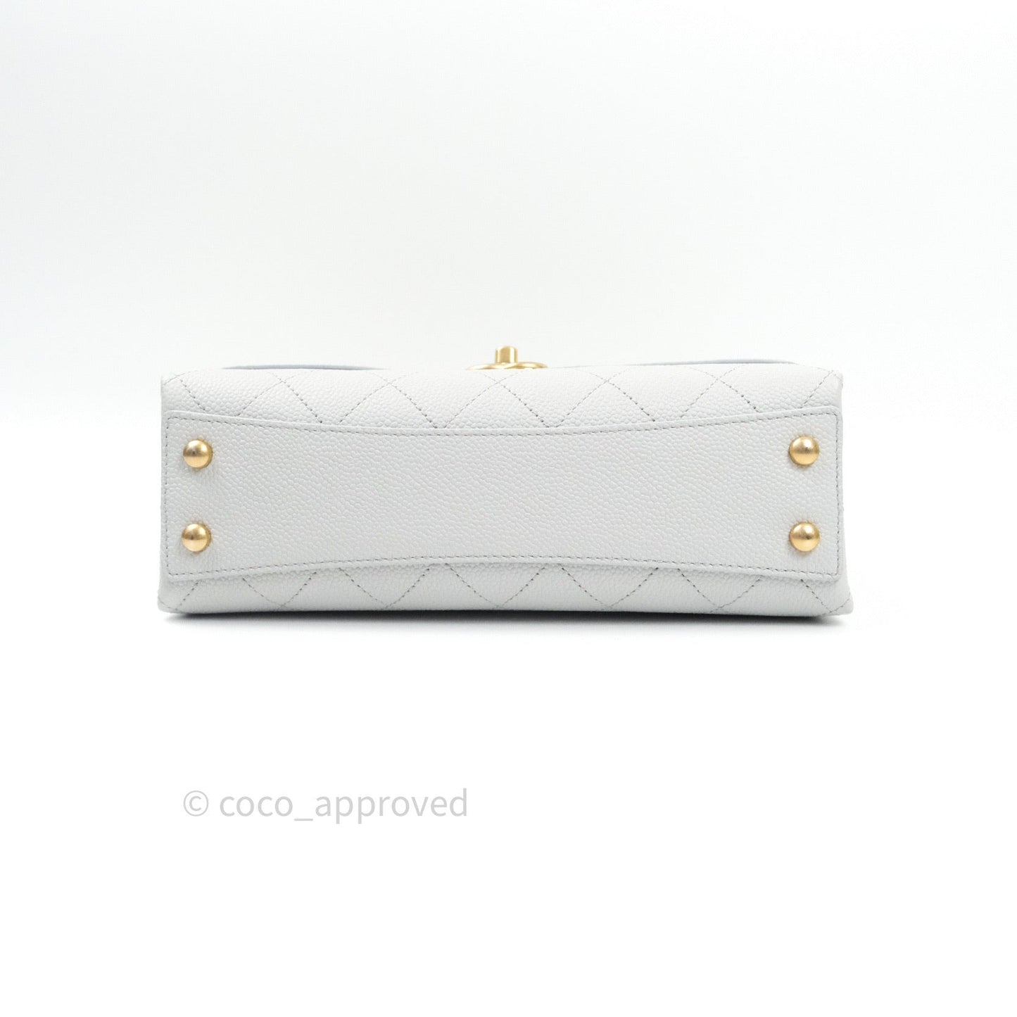 Chanel Chic Affinity Small Grained Calfskin Grey Gold Hardware