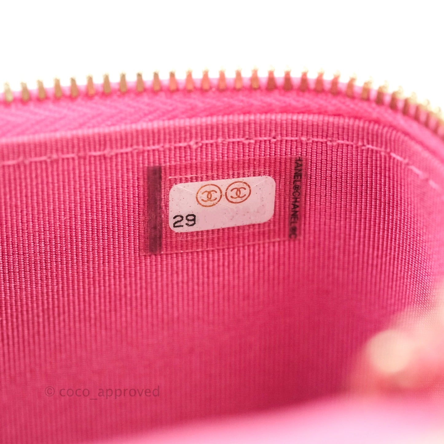 Chanel Mini Vanity Classic With Chain Pink Caviar Gold Hardware