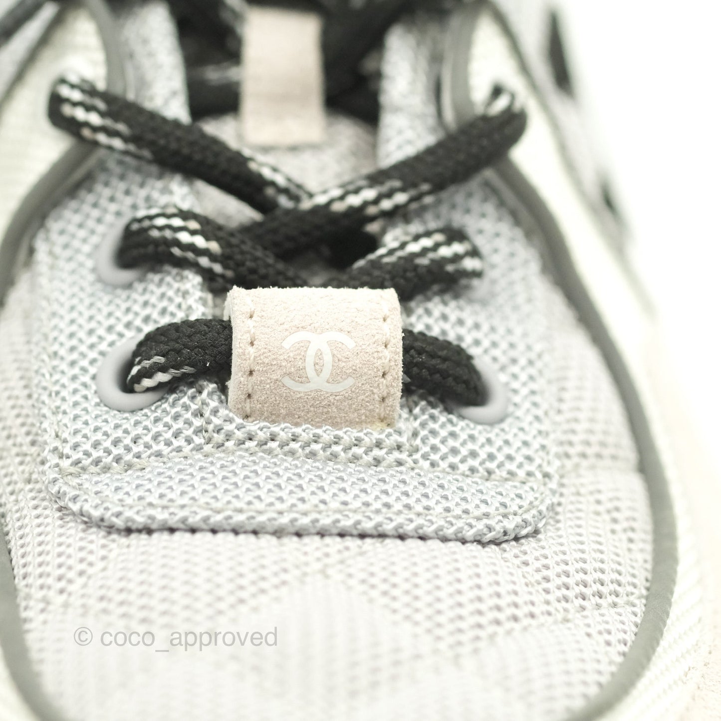 Chanel CC Fabric Trainers Size 37