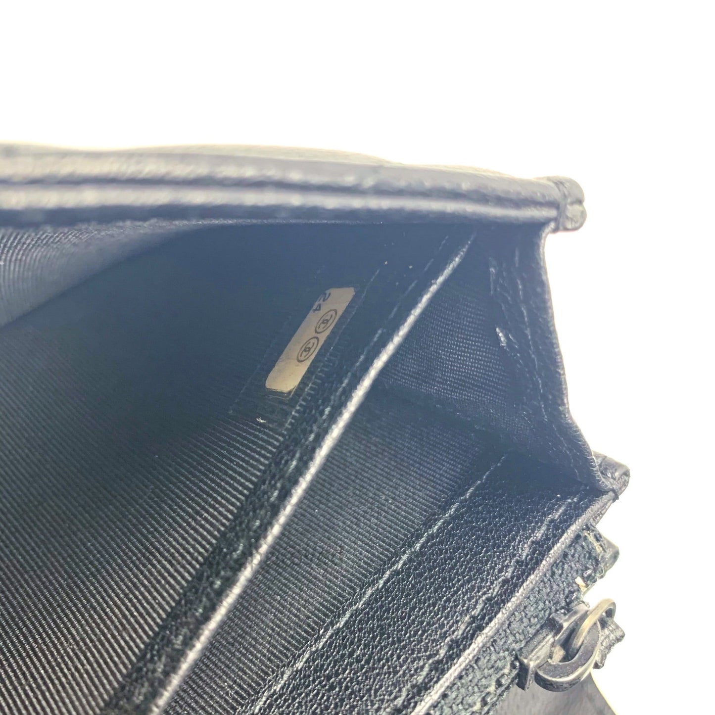 Chanel Chevron Sheepskin Reissue Large Flap Wallet So Black