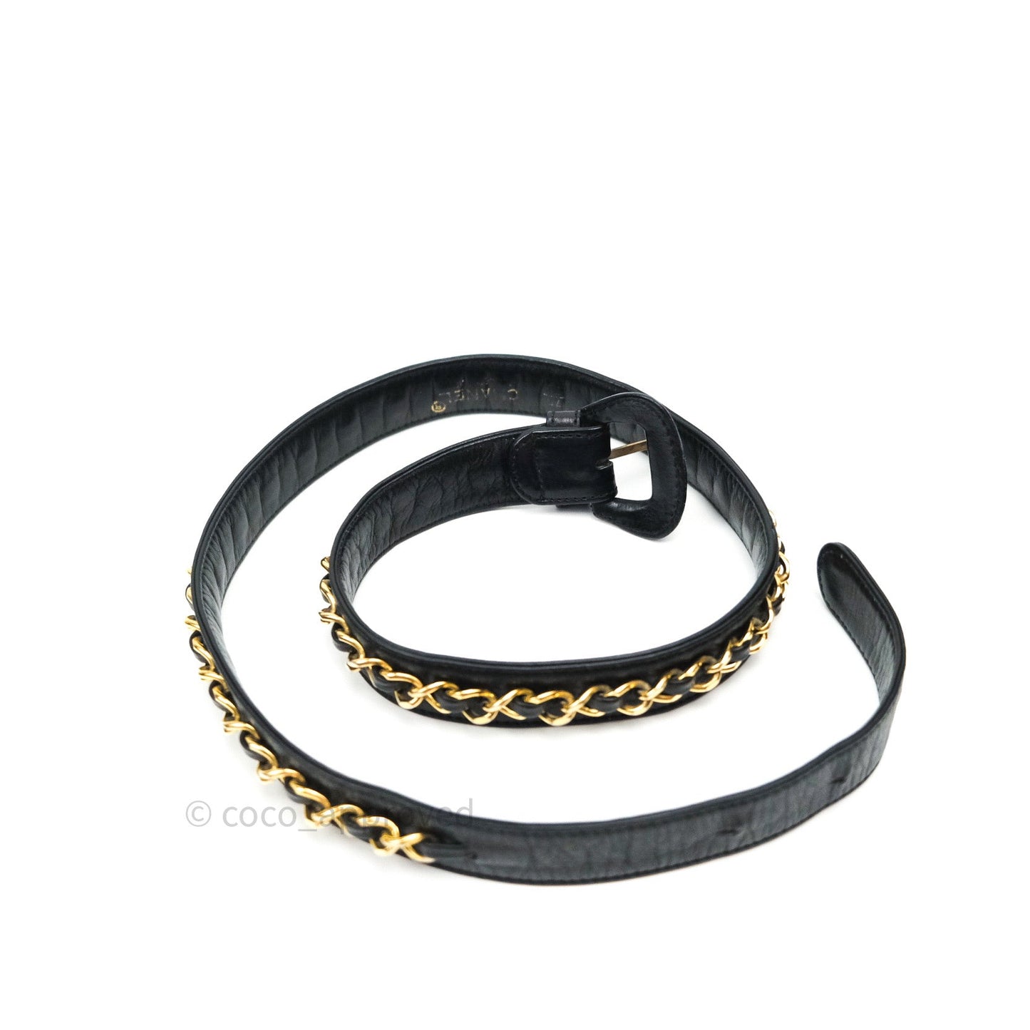 Chanel Quilted Belt Bag Black Lambskin 24K Gold Hardware