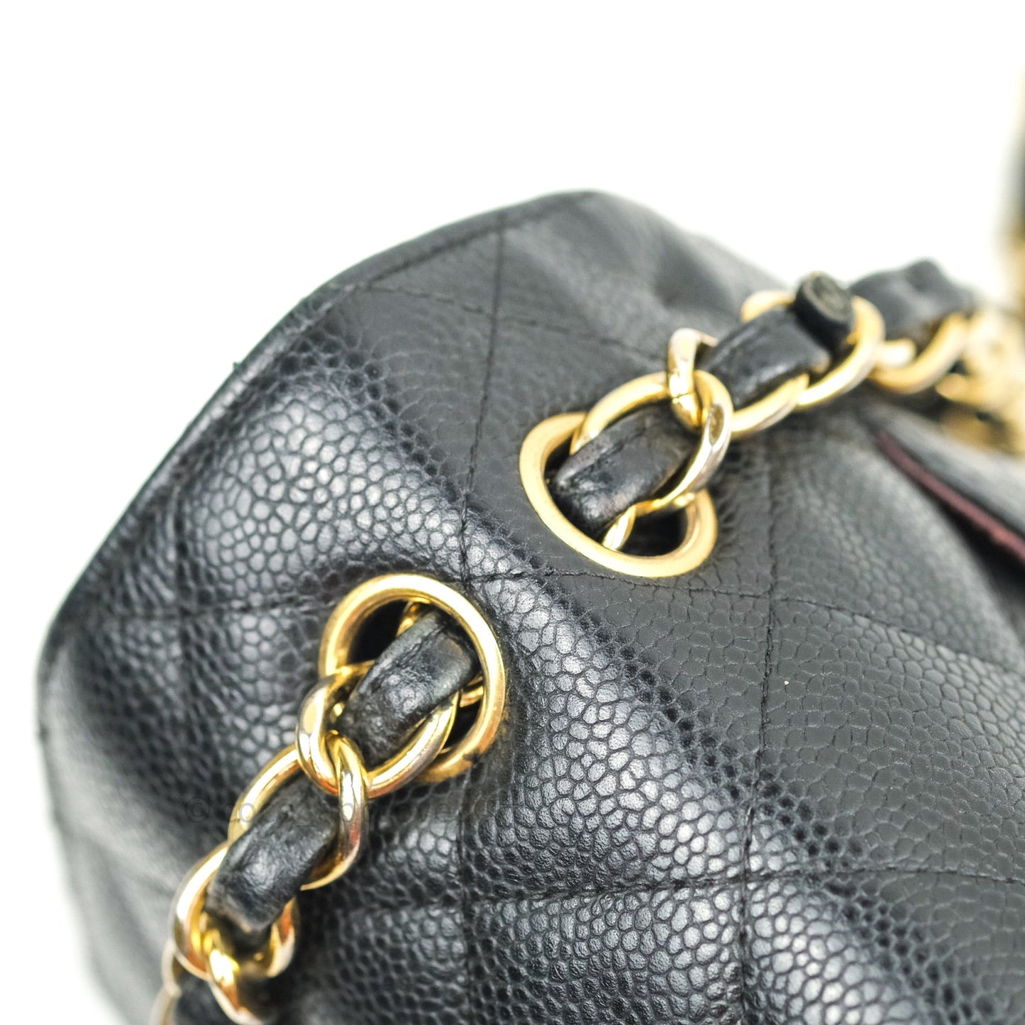 Chanel Jumbo Double Flap Black Caviar Gold Hardware⁣⁣