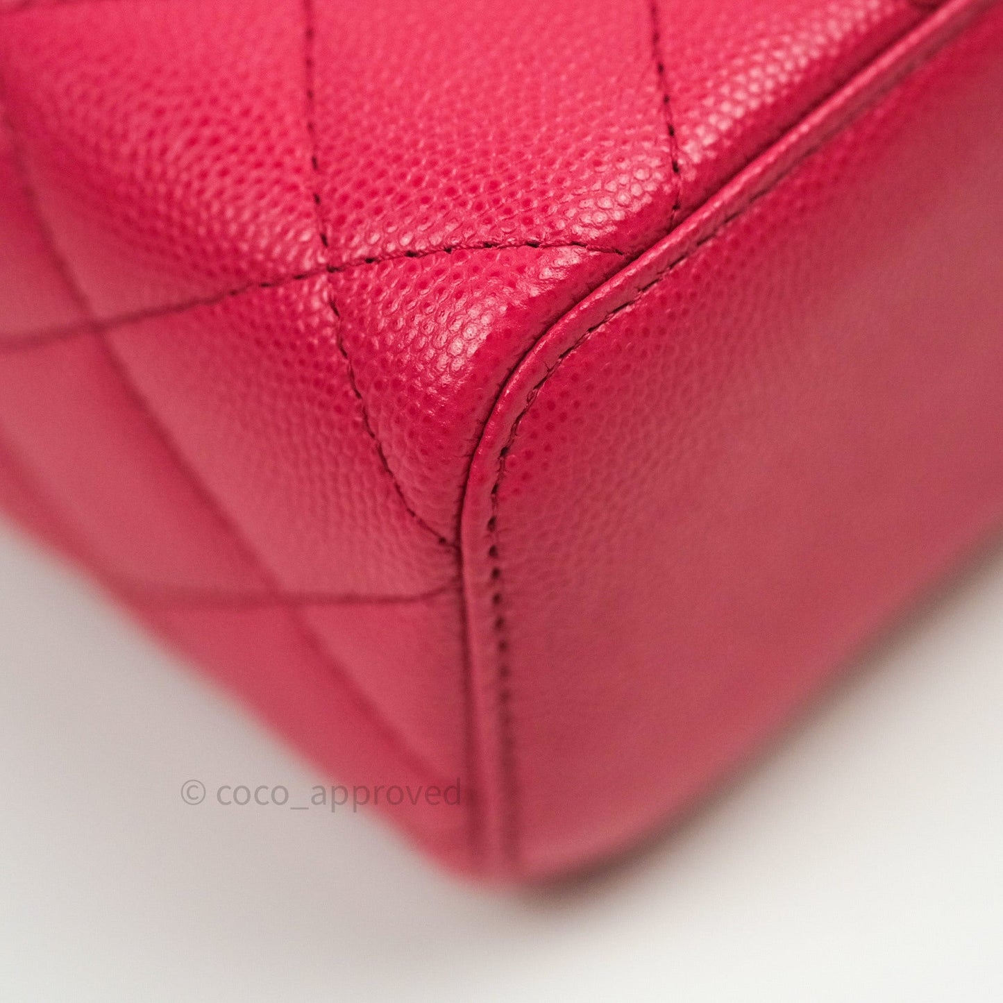 Chanel Mini Vanity Classic With Chain Pink Caviar Gold Hardware
