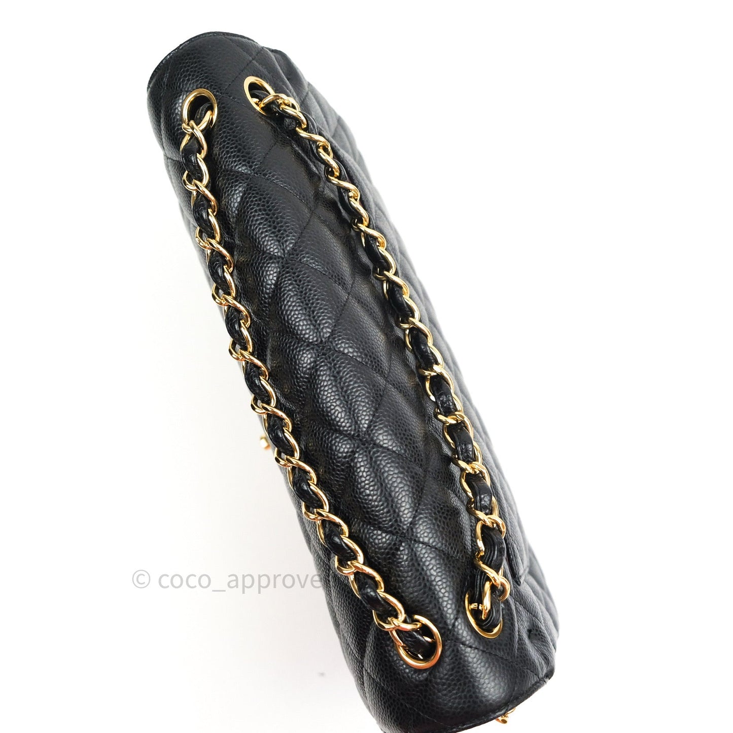 Chanel Classic Jumbo Double Flap Black Caviar Gold Hardware⁣⁣