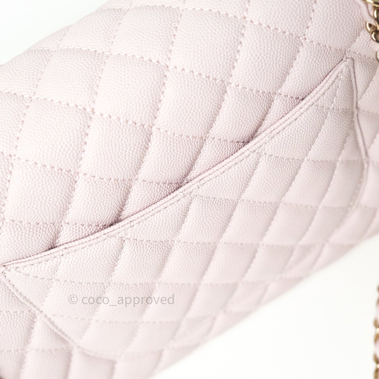 Chanel Small Coco Handle Quilted Lilac Pink Light Gold Hardware
