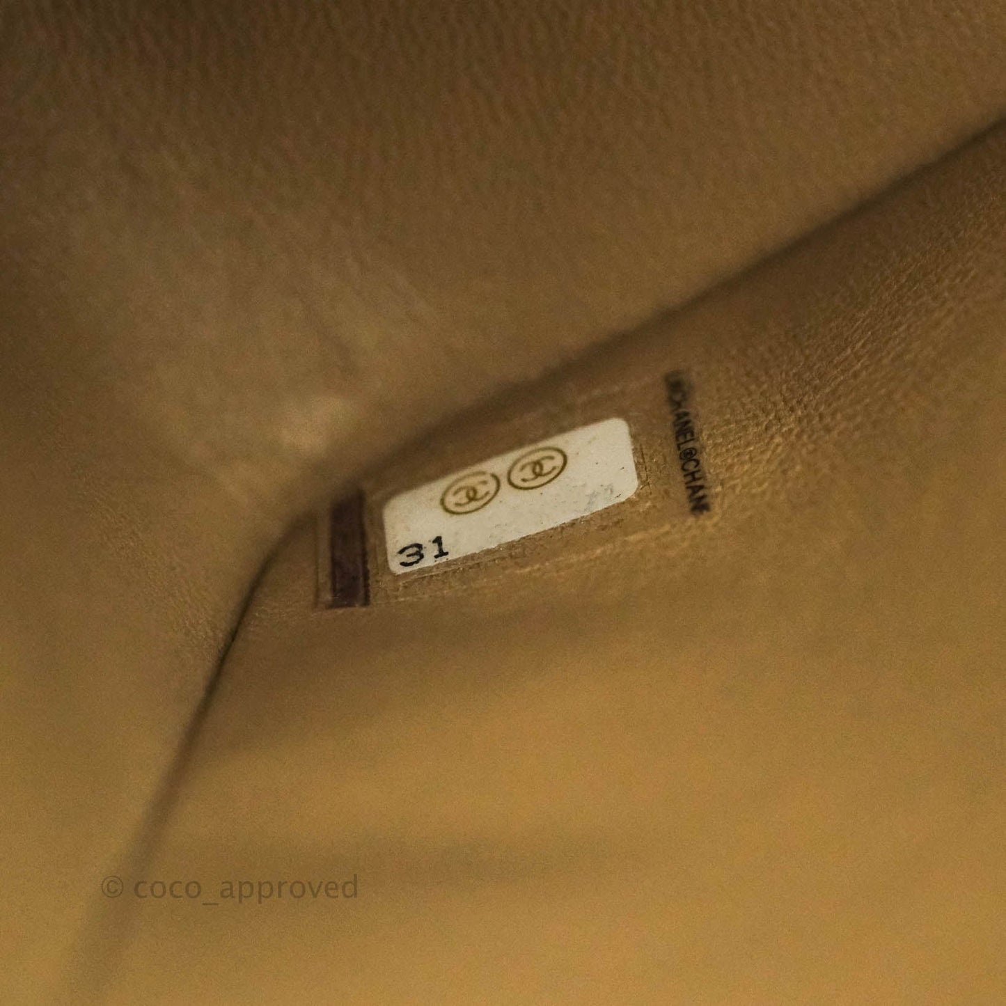 Chanel M/L Medium Double Flap Bag Iridescent Dark Beige Caviar Gold Hardware 21S
