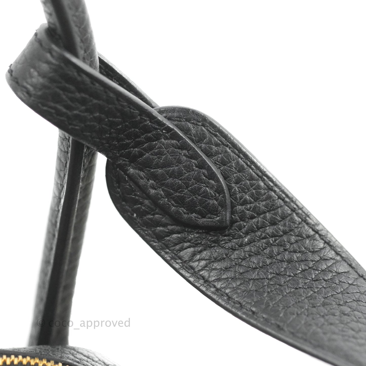 Hermès Lindy 26 Black Clemence Gold Hardware