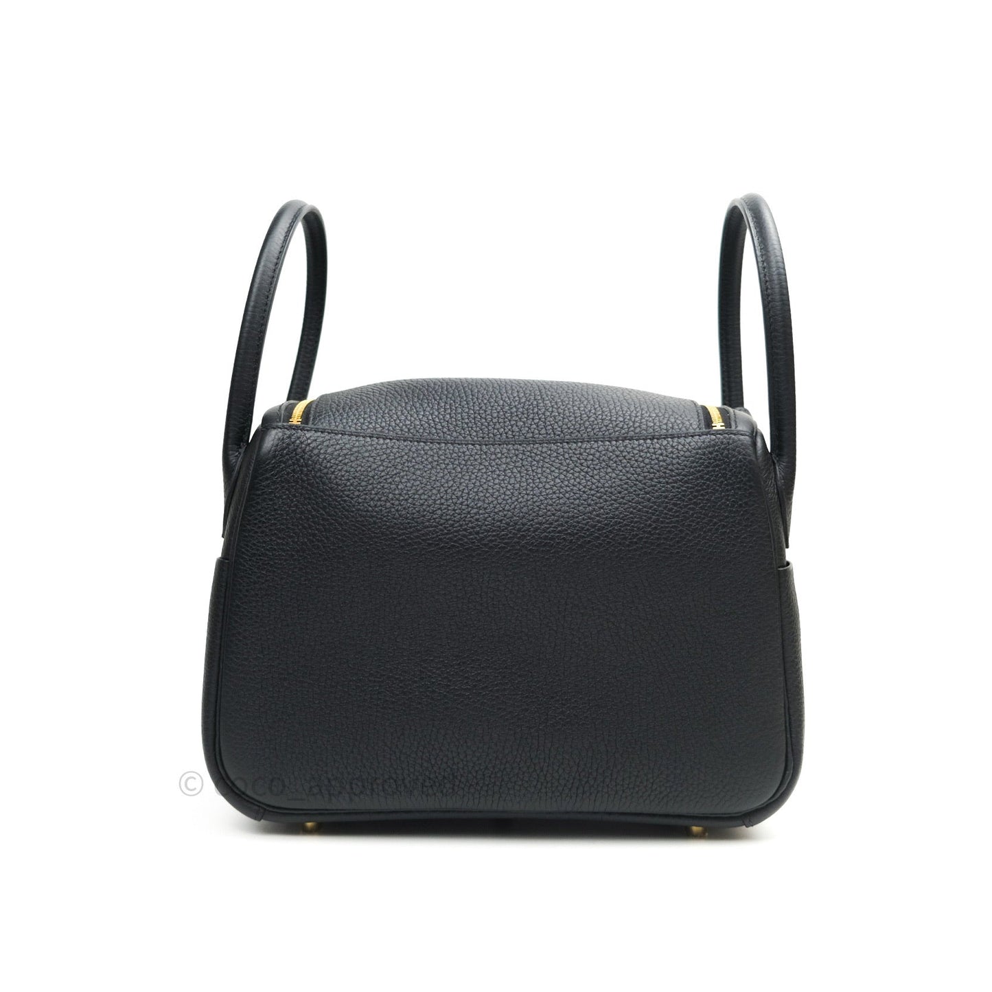 Hermès Lindy 26 Taurillion Clemence Black Gold Hardware