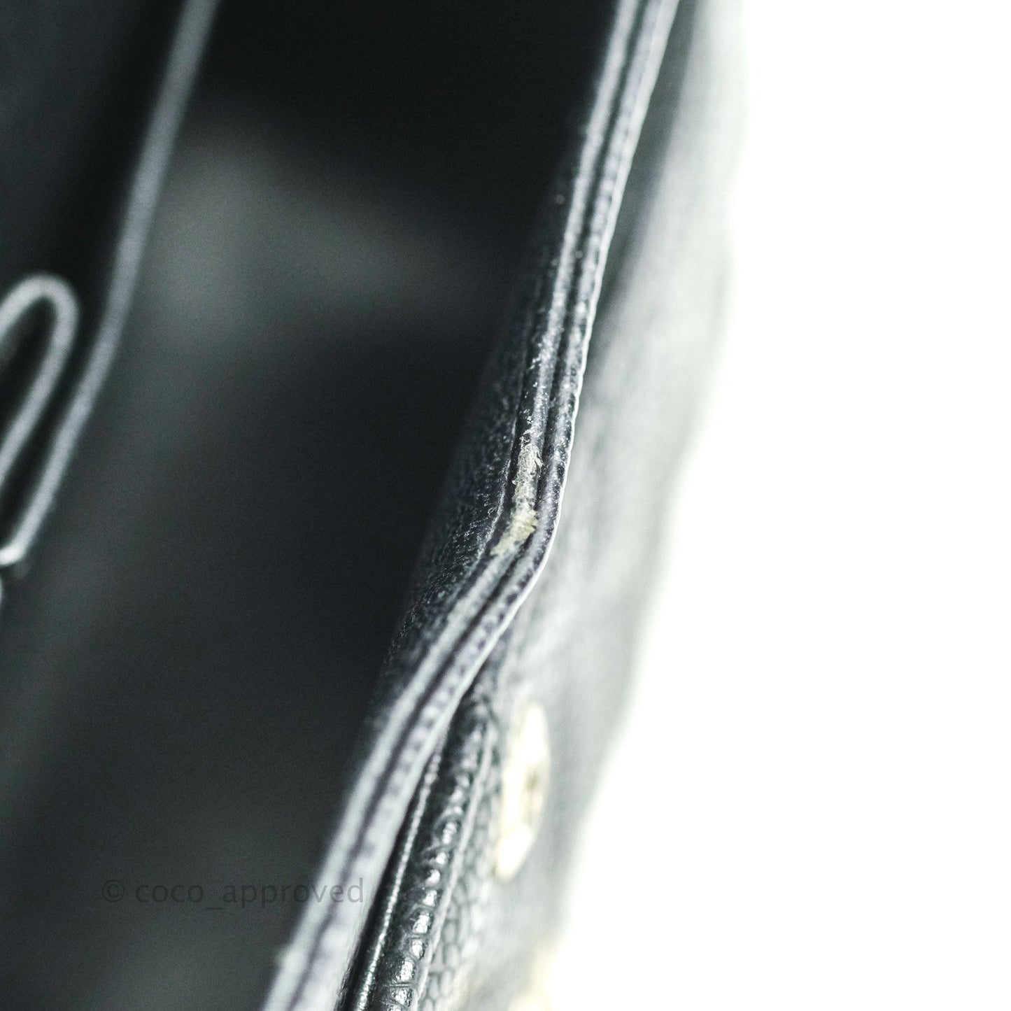 Chanel Classic Small S/M Flap Black Caviar Silver Hardware