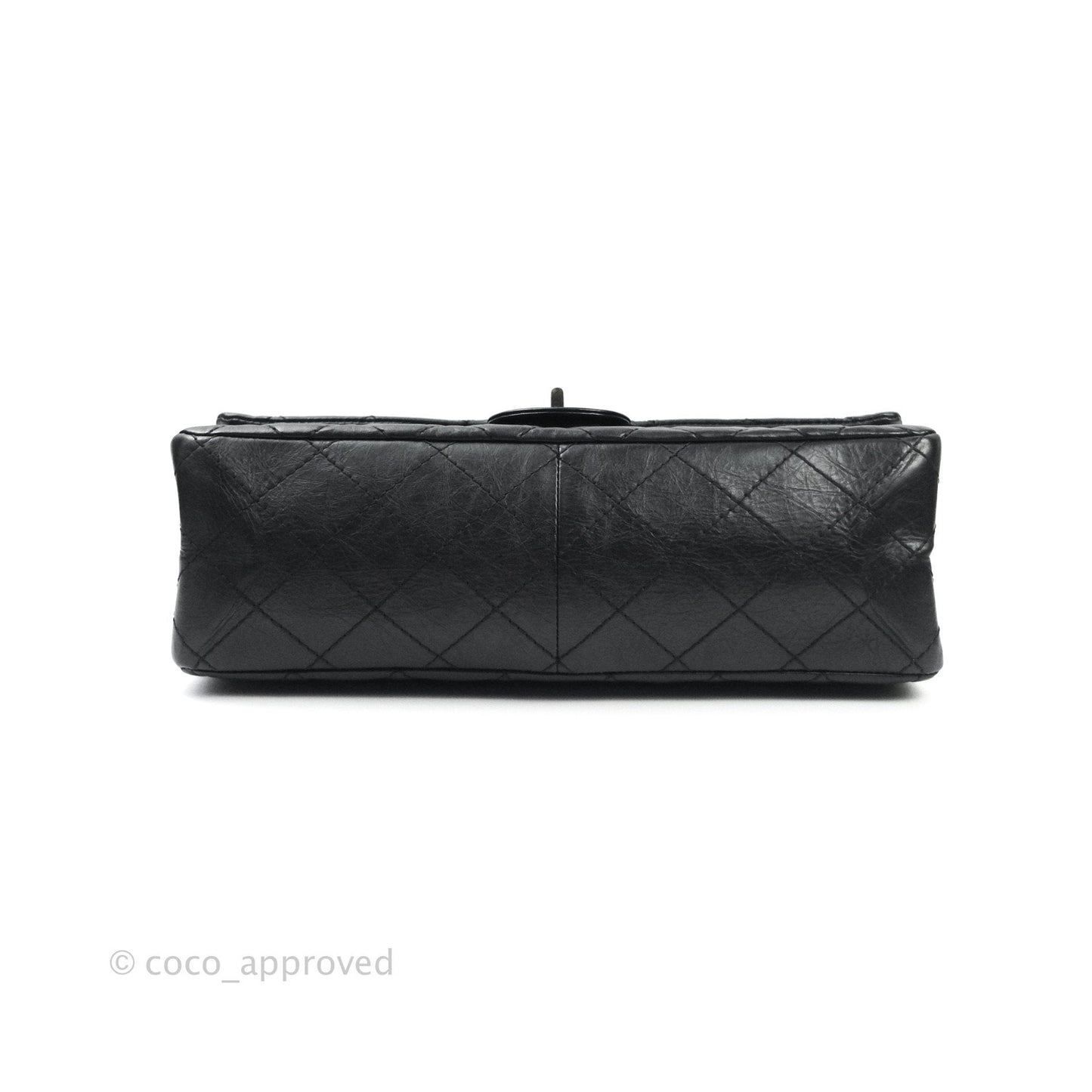 Chanel Reissue Quilted Aged Calfskin Black Ruthenium Hardware 226