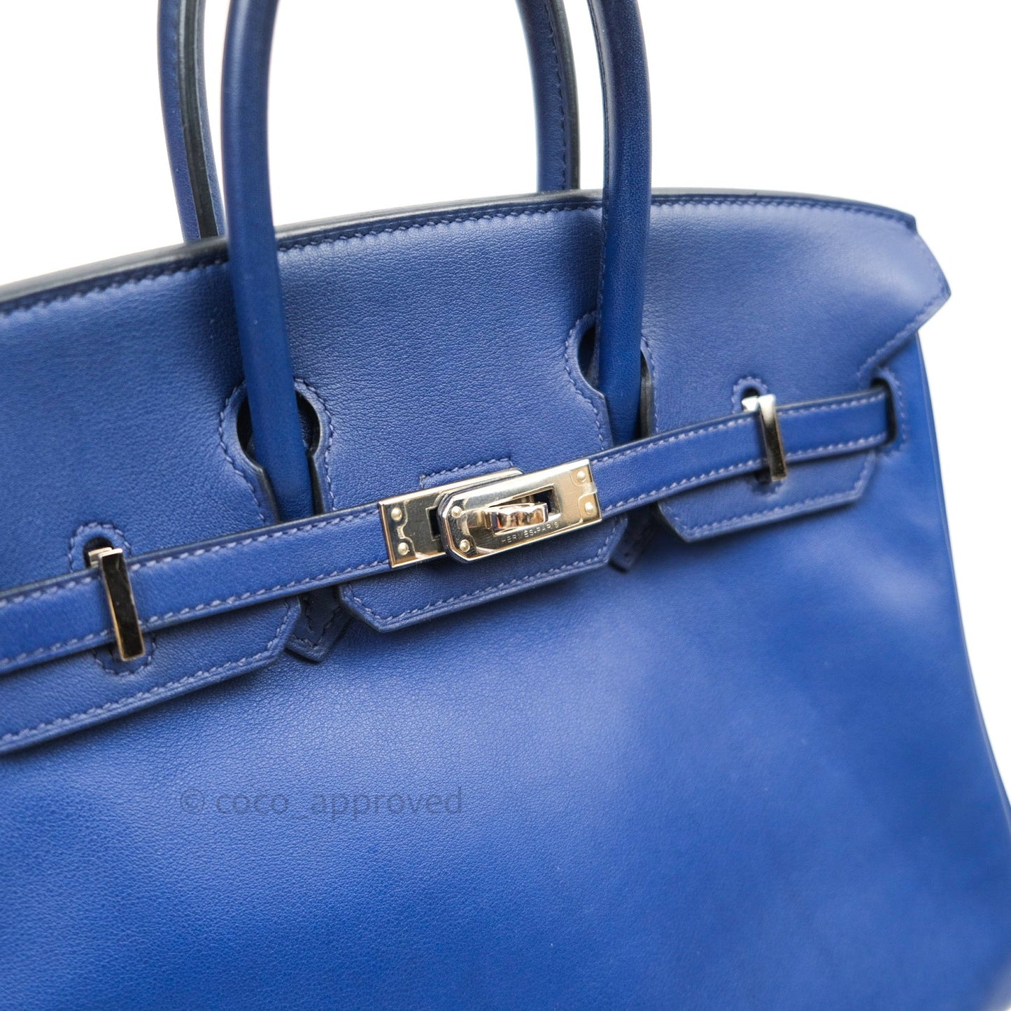 Hermès Birkin 25 Bleu Sapphir Swift Palladium Hardware