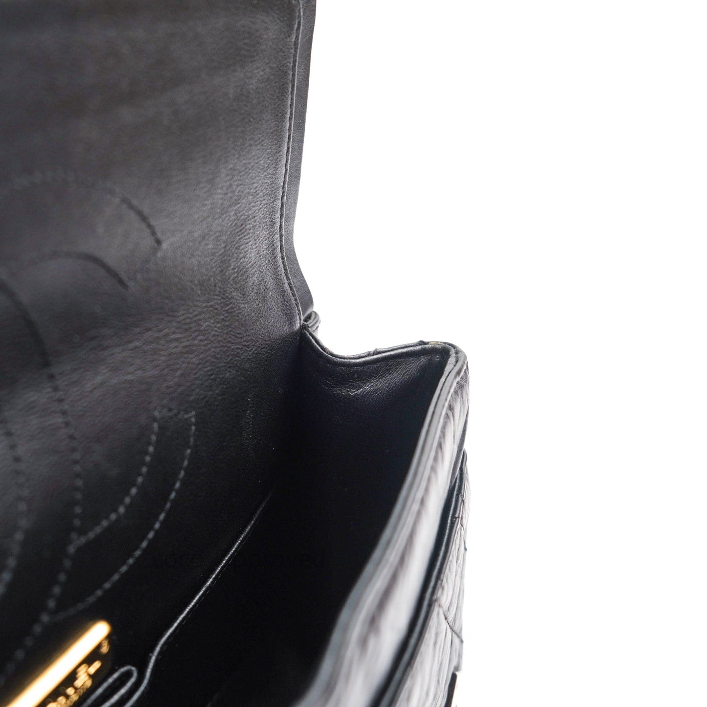 Chanel 2.55 Reissue Aged Calfskin Lucky Charms 225 Flap Black