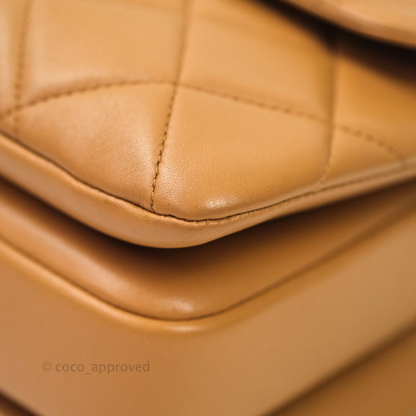 Chanel Trendy CC Small Dark Beige Lambskin Gold Hardware