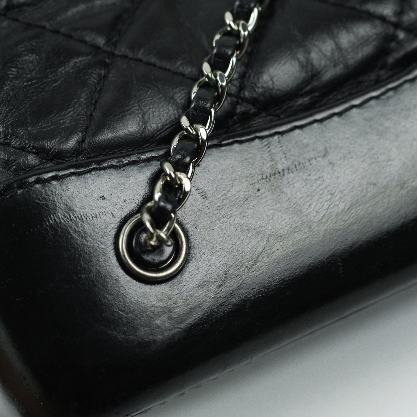 Chanel Gabrielle Backpack Black Aged Calfskin Small Black