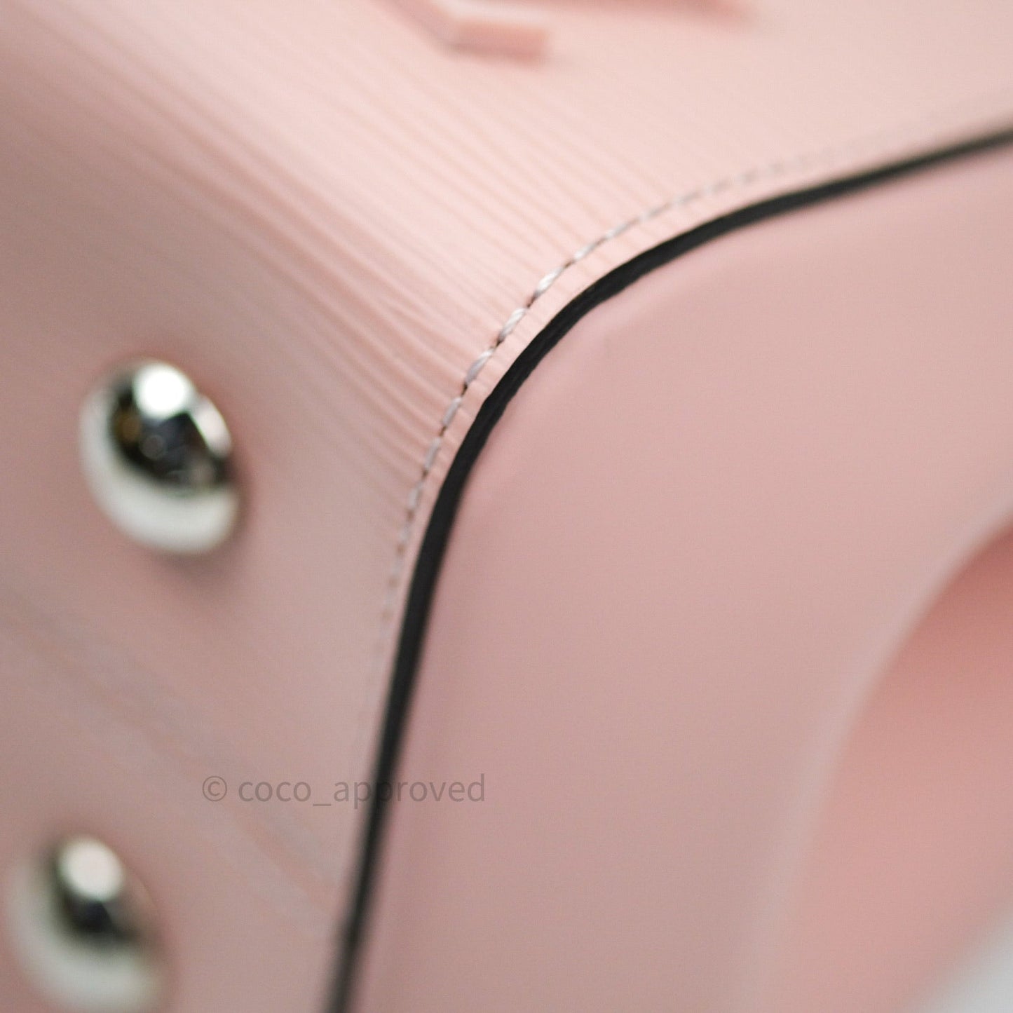 Louis Vuitton Epi Cluny MM Rose Ballerine