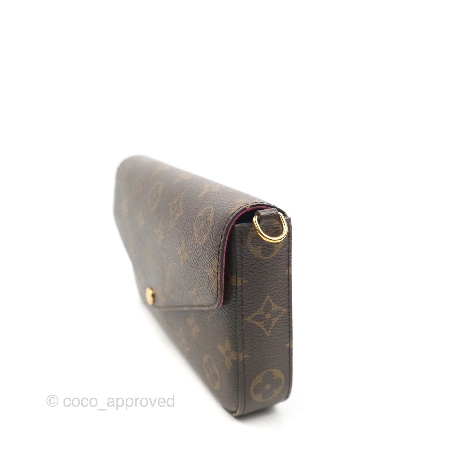 Louis Vuitton Félicie Pochette Monogram Canvas Fuchsia Pink