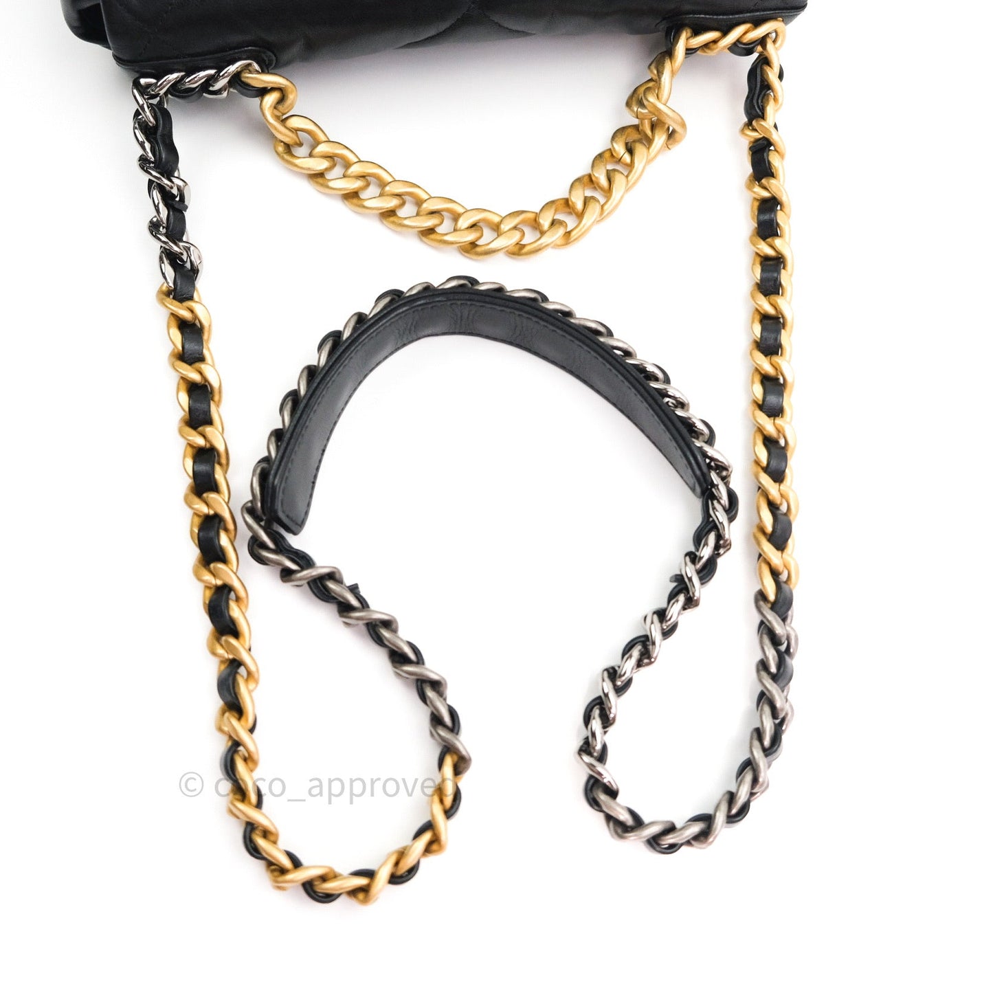 Chanel 19 Small Beige Goatskin Mixed Hardware