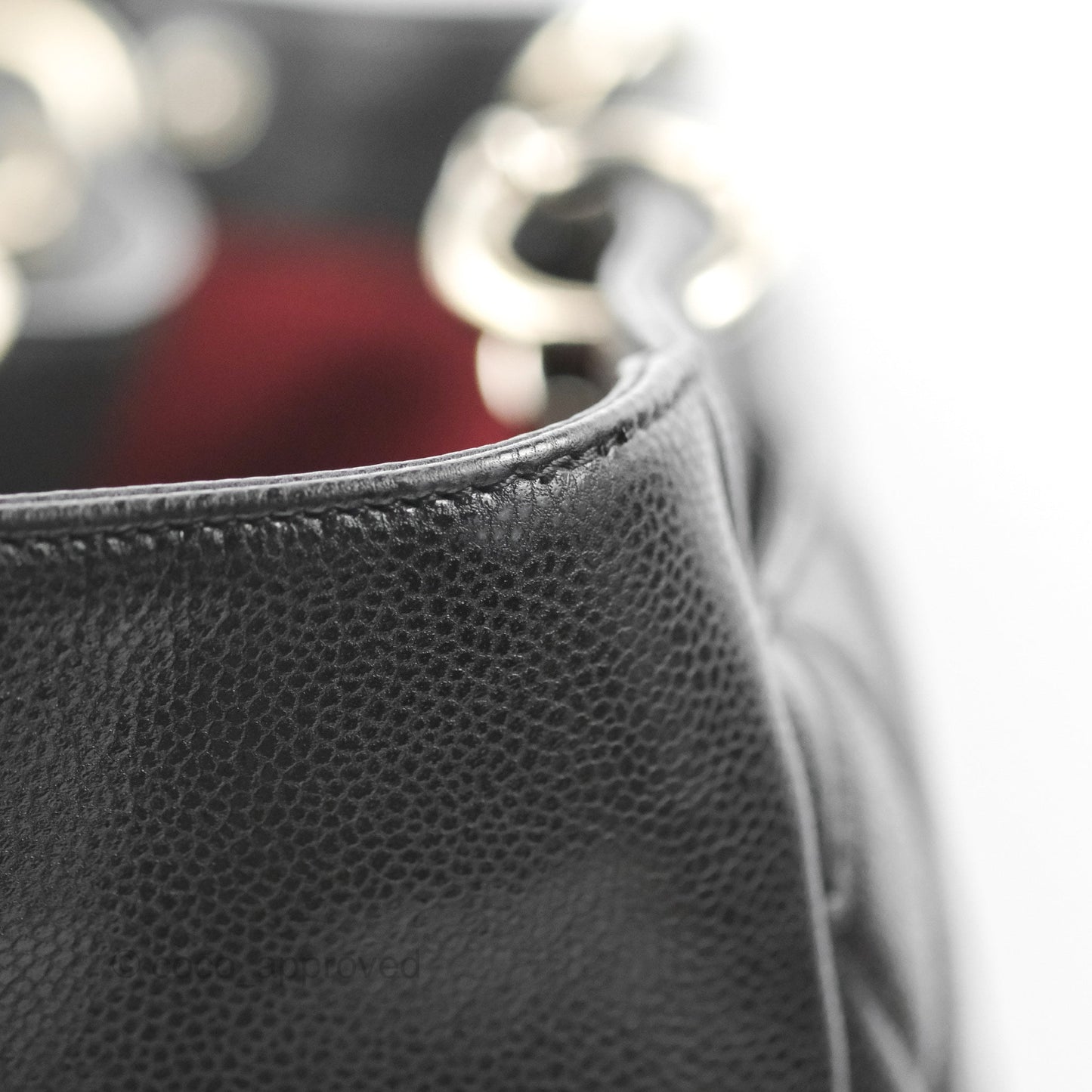 Chanel XL Shopping Tote Black Caviar Silver Hardware