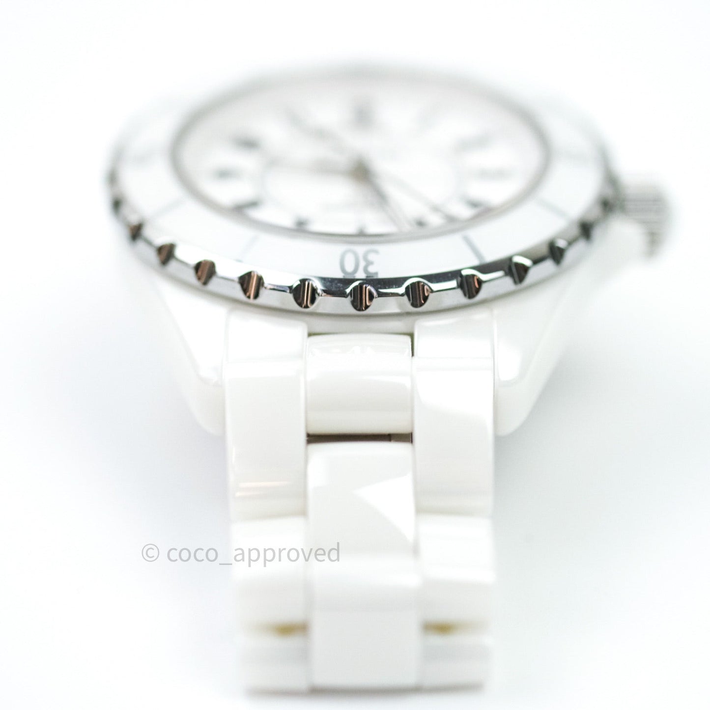 CHANEL J12 Automatic White Dial White Ceramic Strap Women's Watch