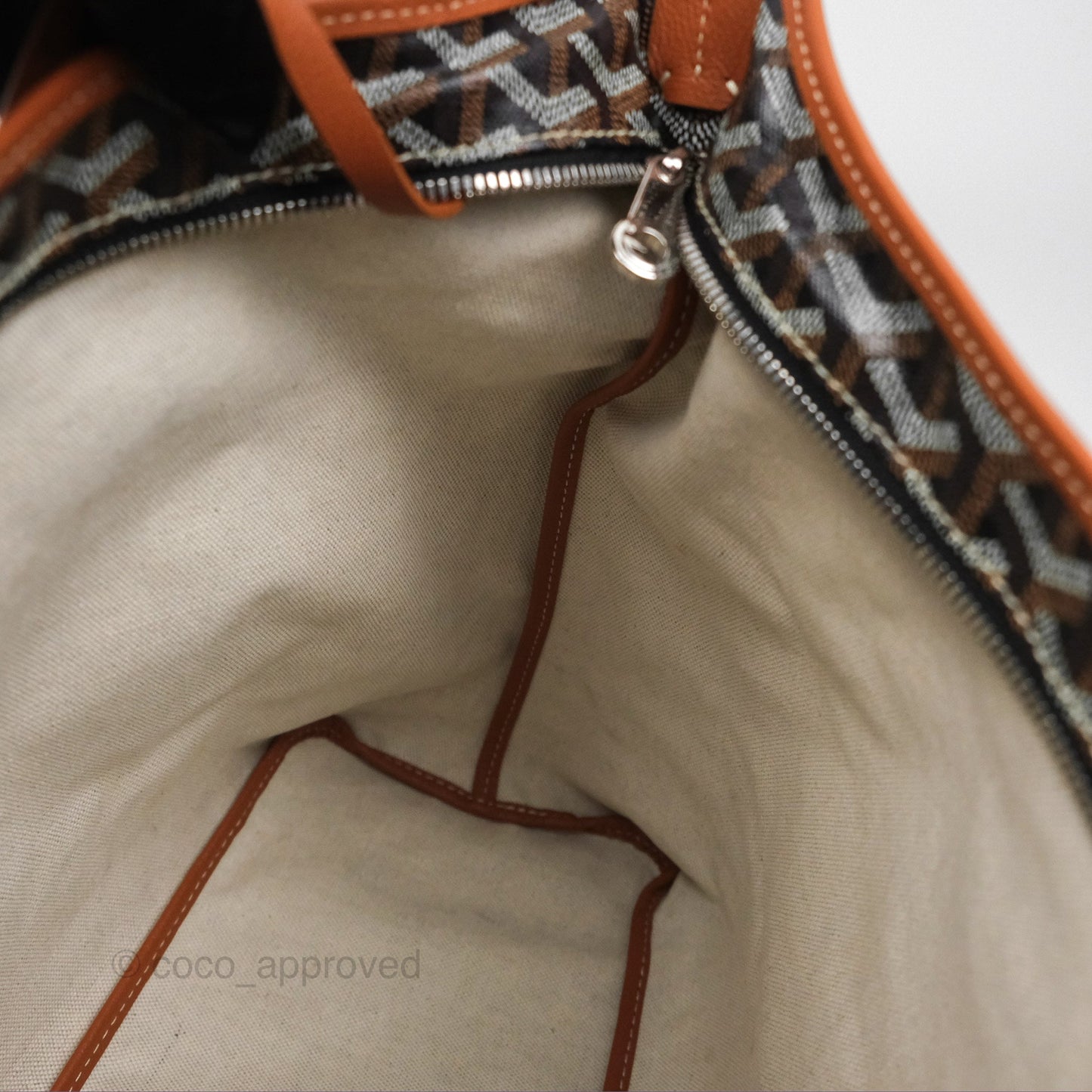 Goyard Bohème Hobo Bag Black/Tan Goyardine Canvas