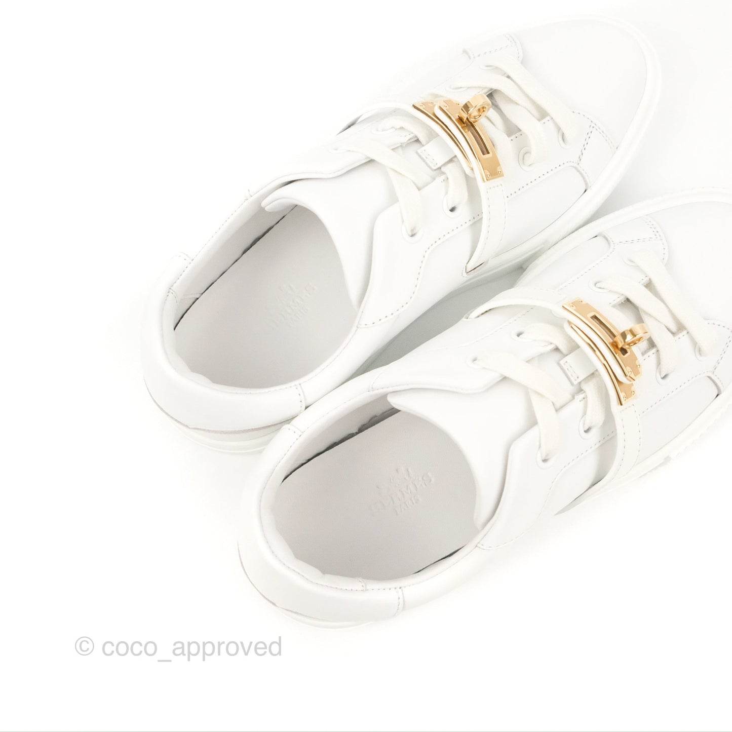 Hermès Day Sneakers White Size 38