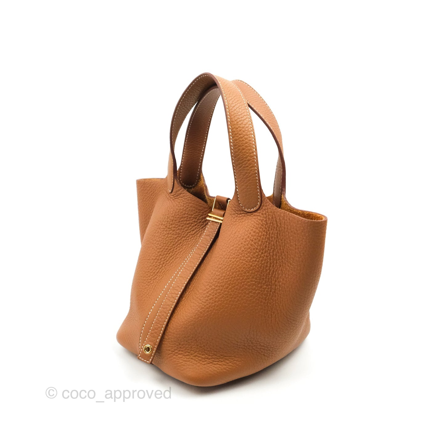 Hermès Picotin Lock 18 PM Gold i Gold Hardware