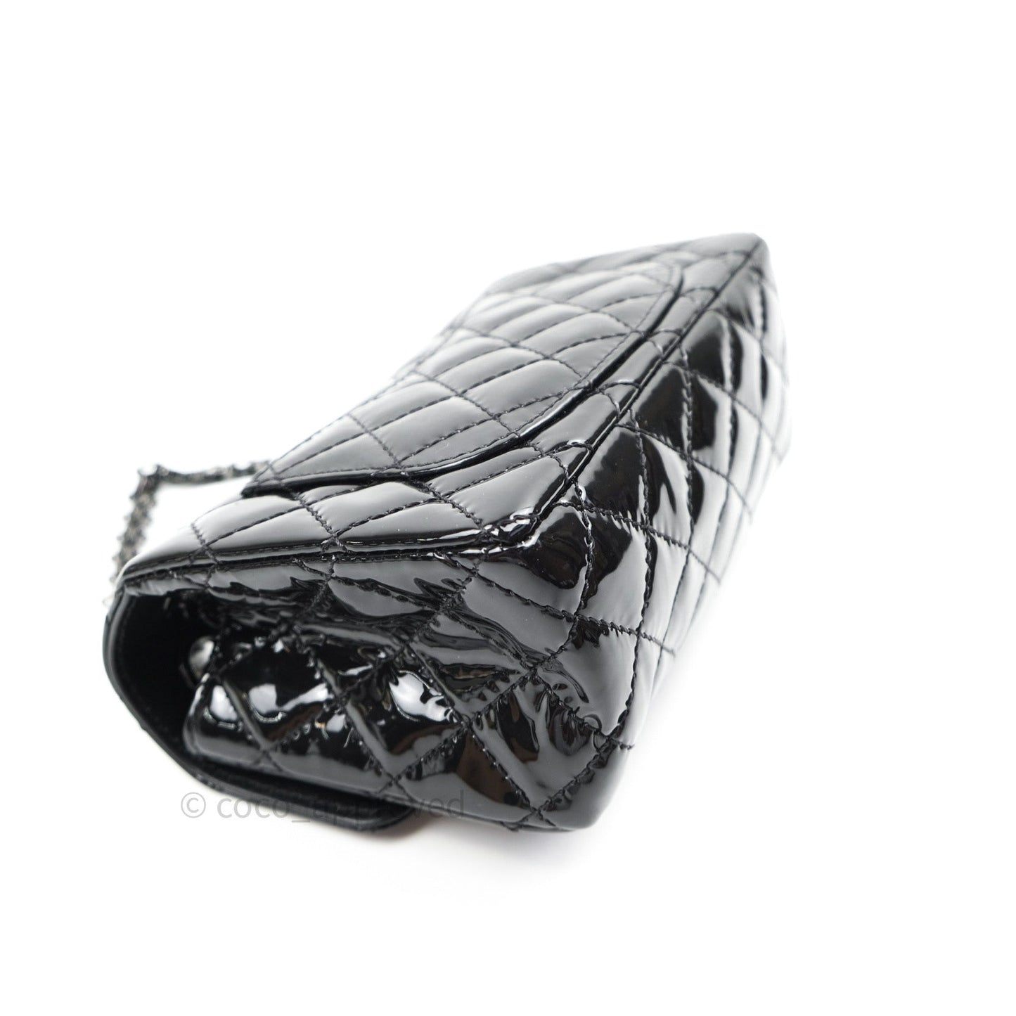 Chanel Mini Reissue 224 So Black Patent Black Hardware