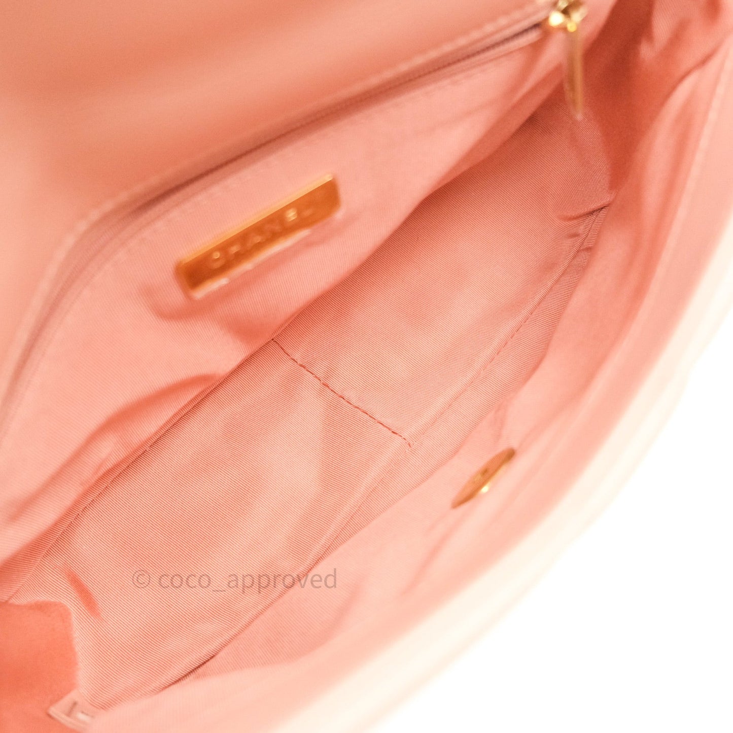Chanel 19 Small Goatskin Rose Pink Mixed Hardware