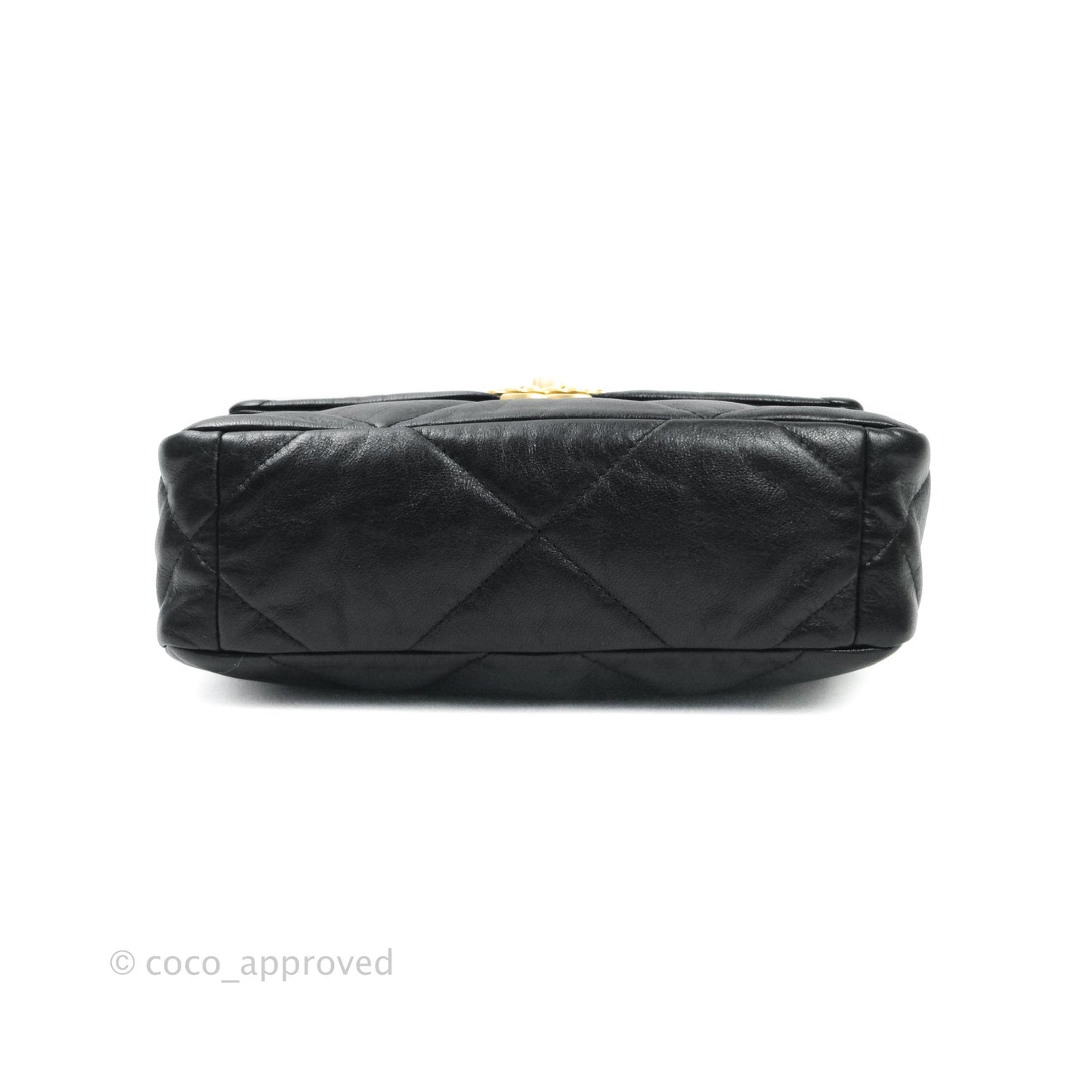 Chanel 19 Small Black Goatskin Mixed Hardware