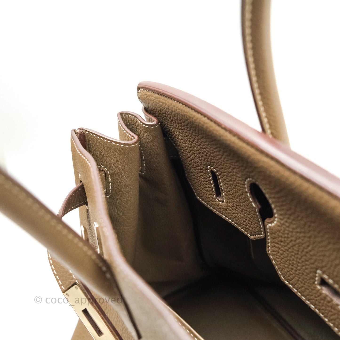 Hermès Birkin 35 Etoupe Togo Palladium Hardware