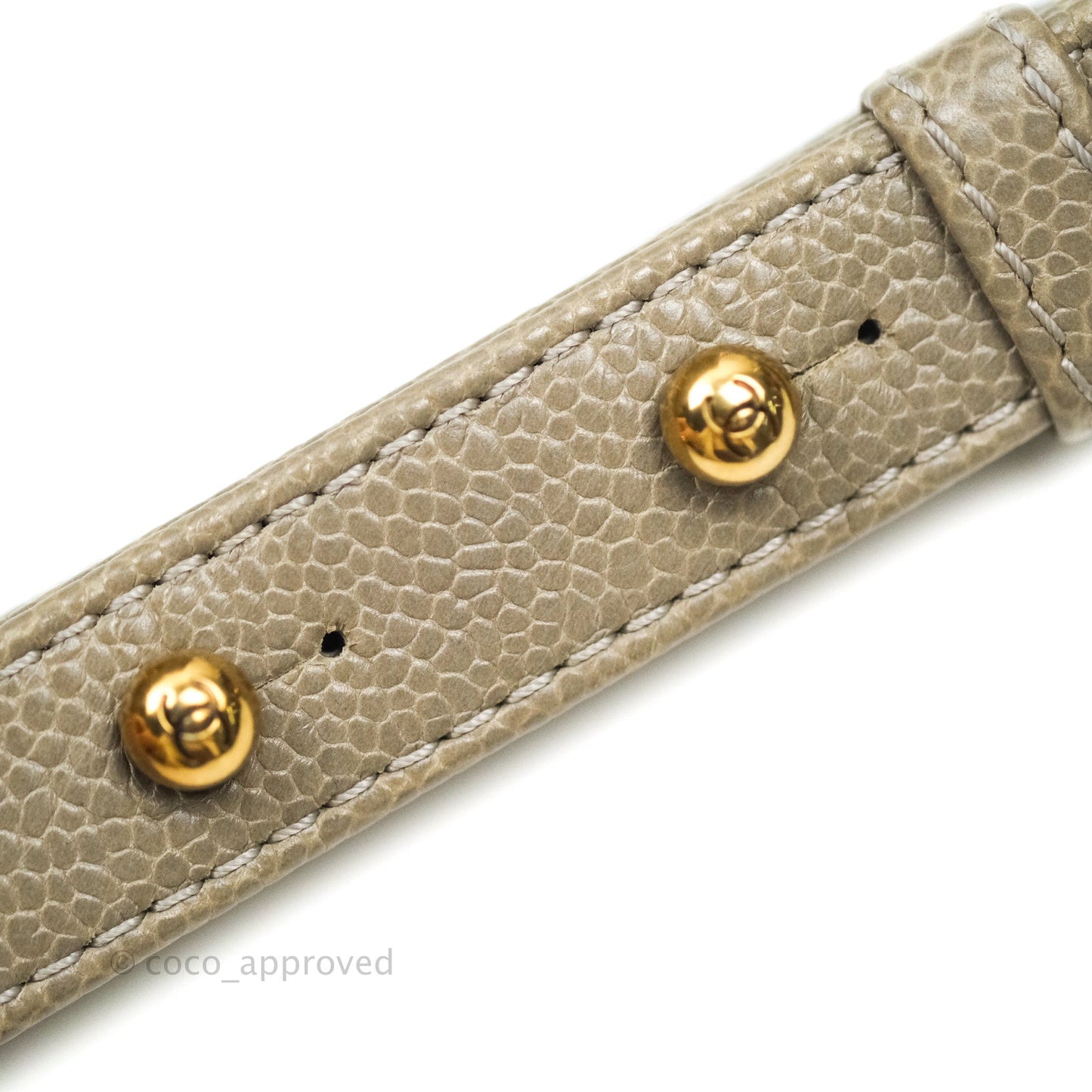 Chanel Boy Quilted Medium Taupe Grey Caviar Gold Hardware 14B