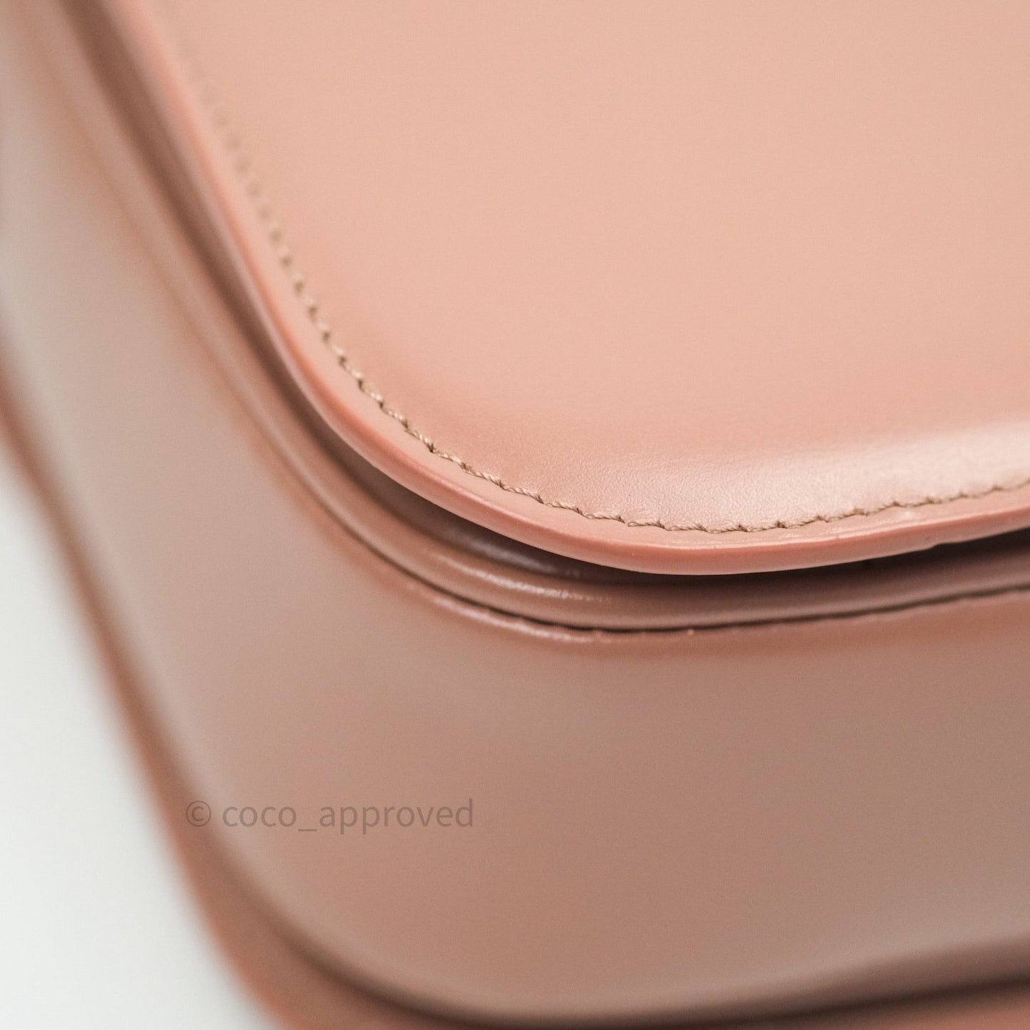 Celine Shiny Calfskin Medium Triomphe Antique Rose