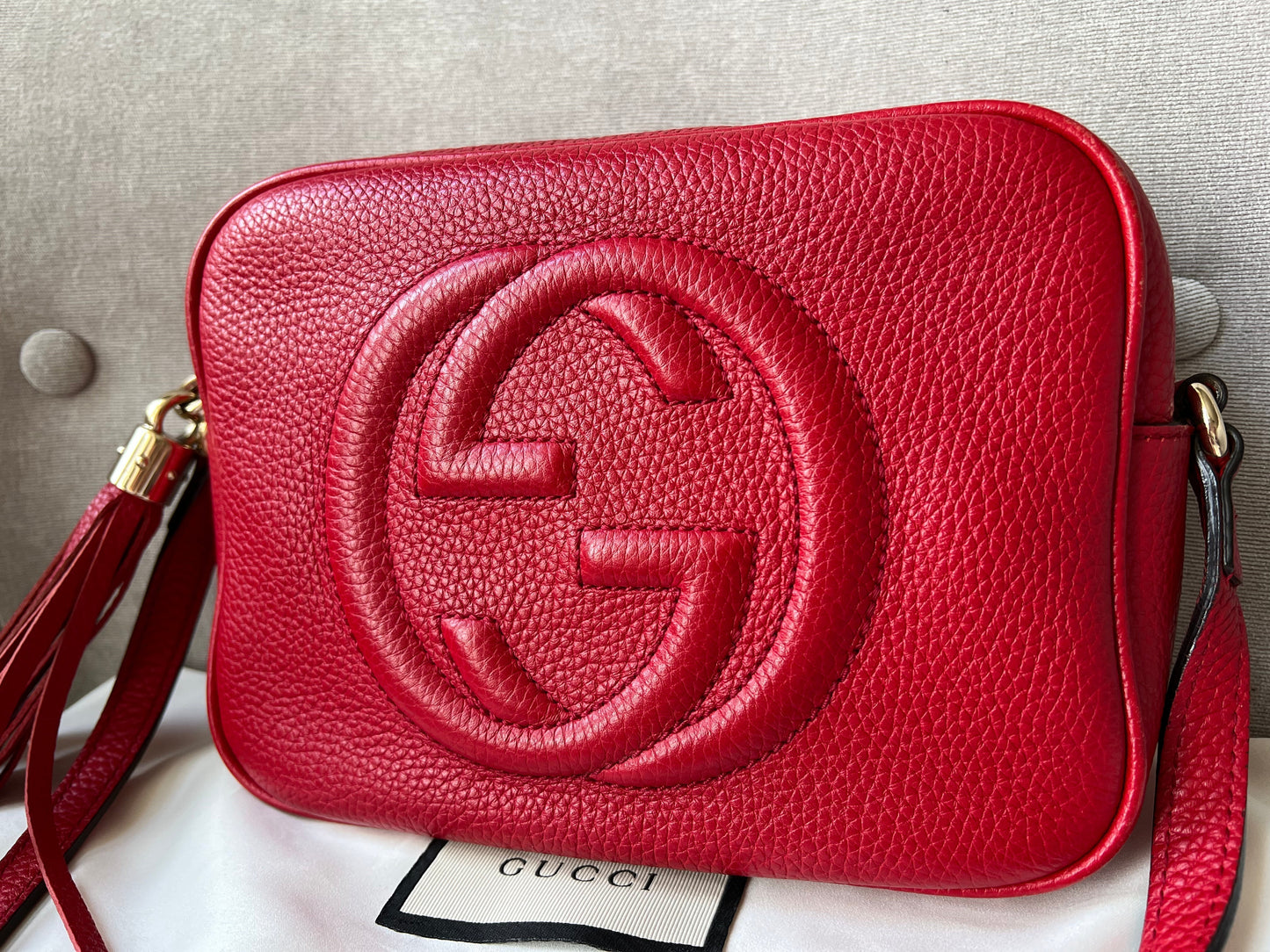 Luxury Gucci Red Soho Disco ( 1050)