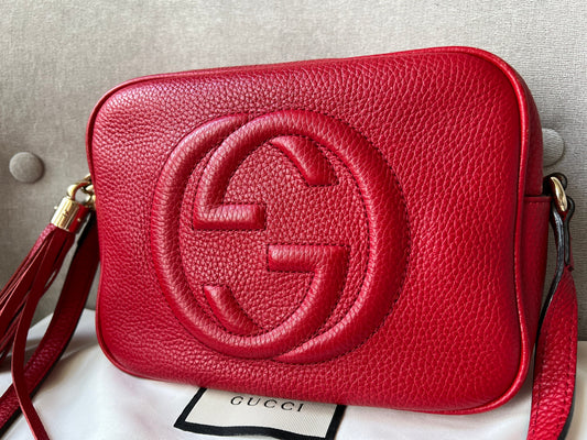 Luxury Gucci Red Soho Disco ( 1050)