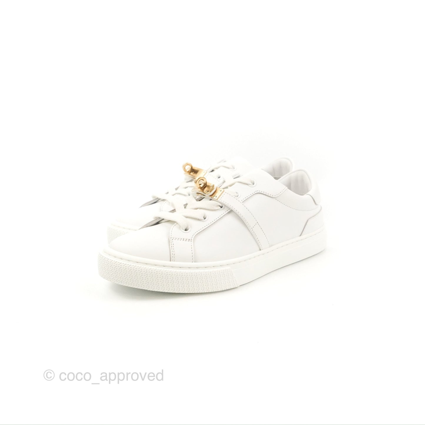 Hermès Day Sneakers White Size 38