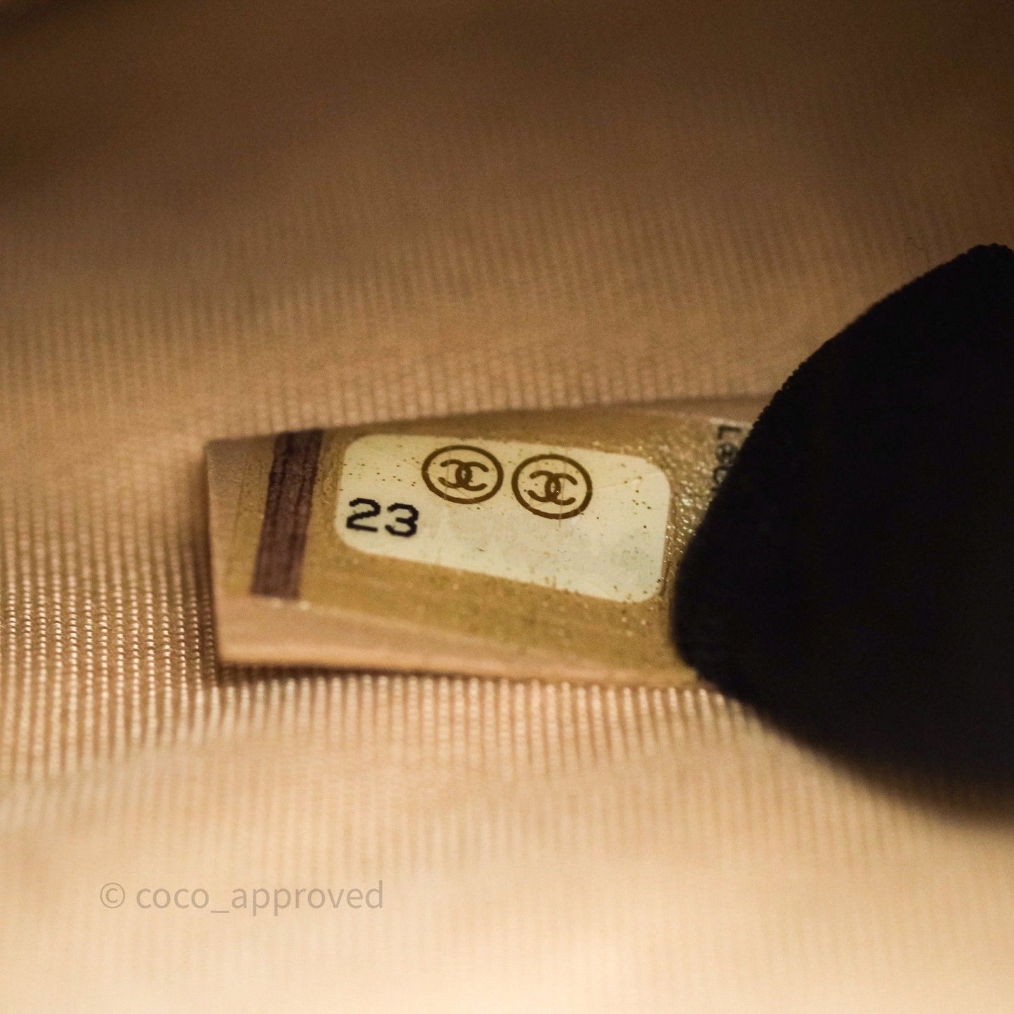 Chanel Medium O Case Chevron Rose Gold 17B