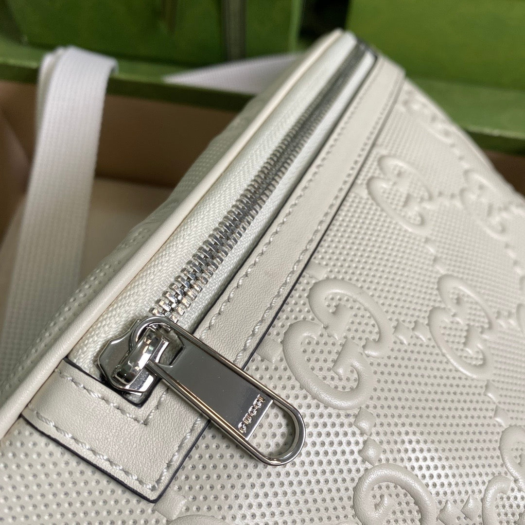 Luxury Gucci GG Embossed Belt Bag