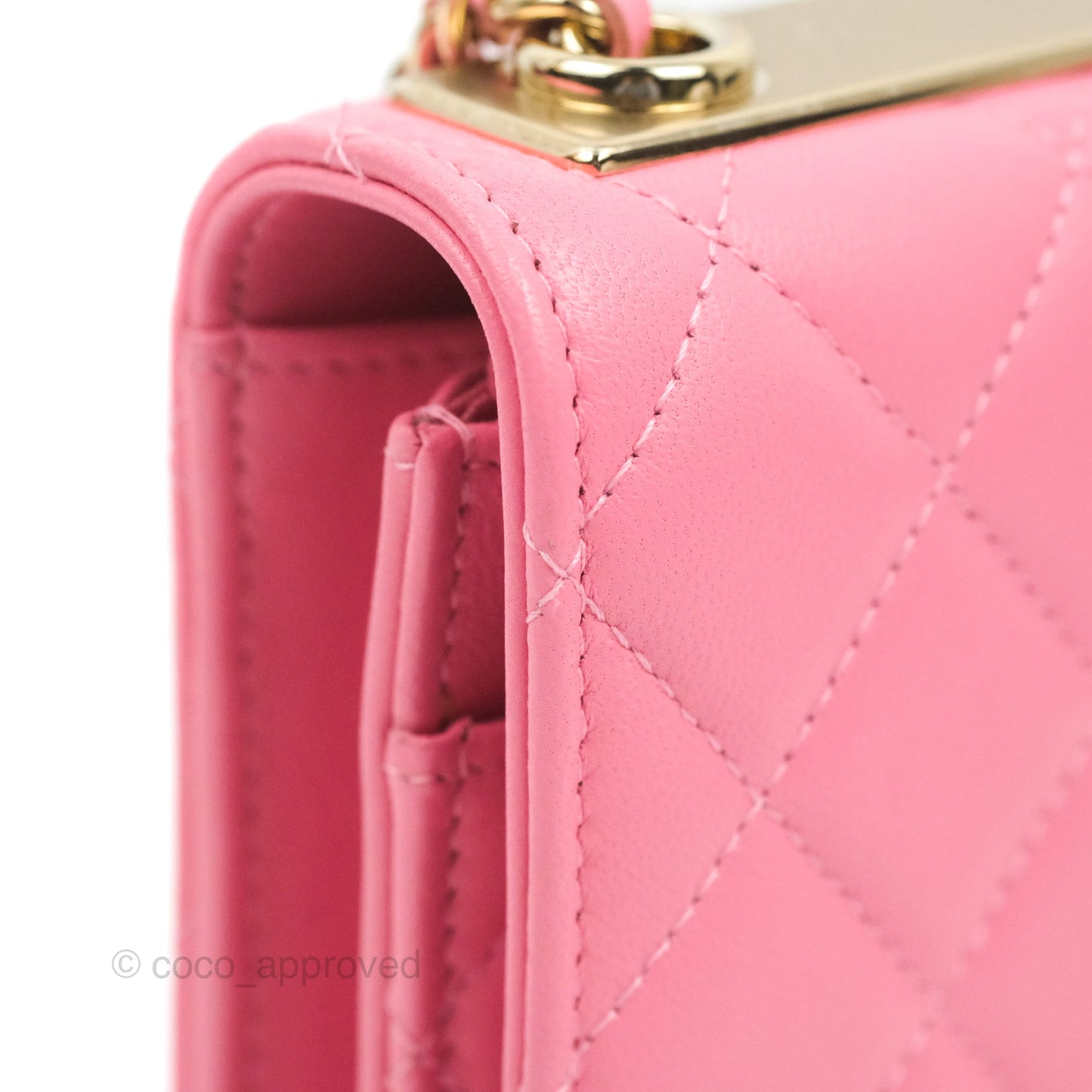 Chanel Trendy CC WOC Pink Lambskin Gold Hardware