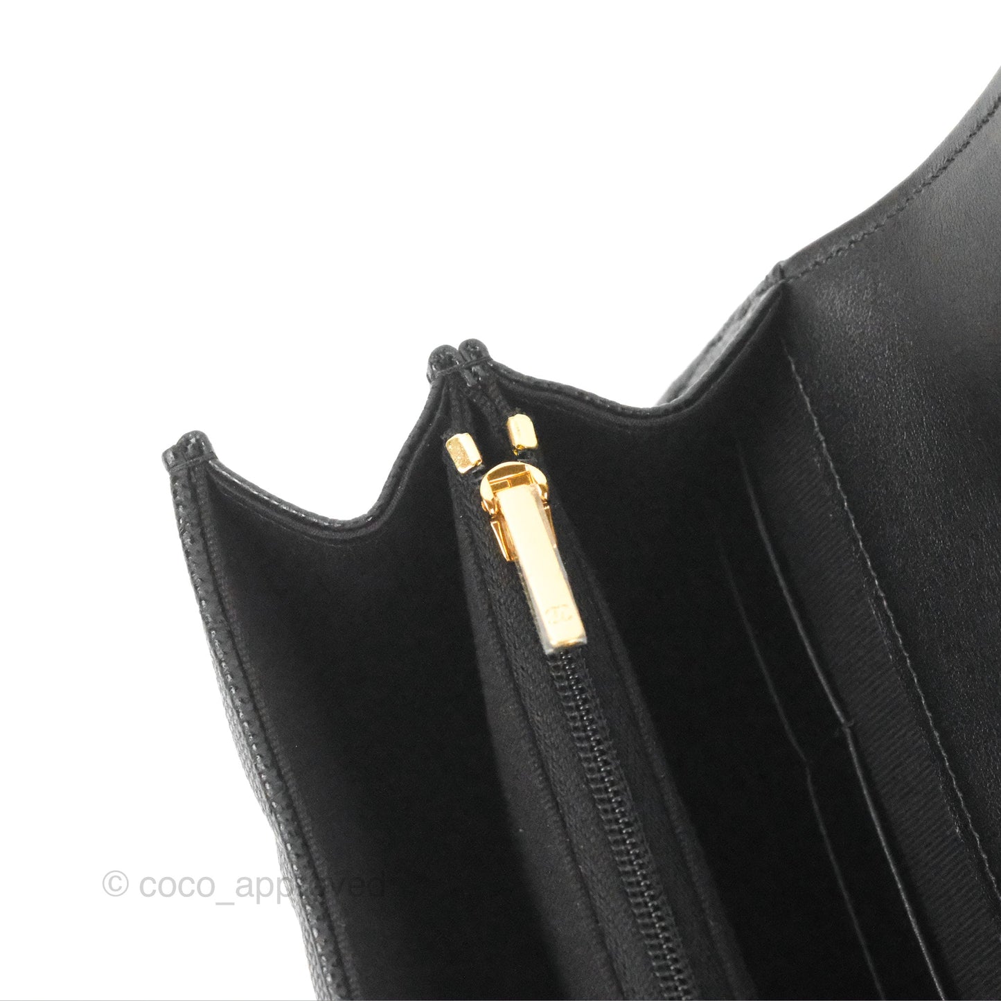 Chanel WOC Bag Charm Black Caviar Gold Hardware