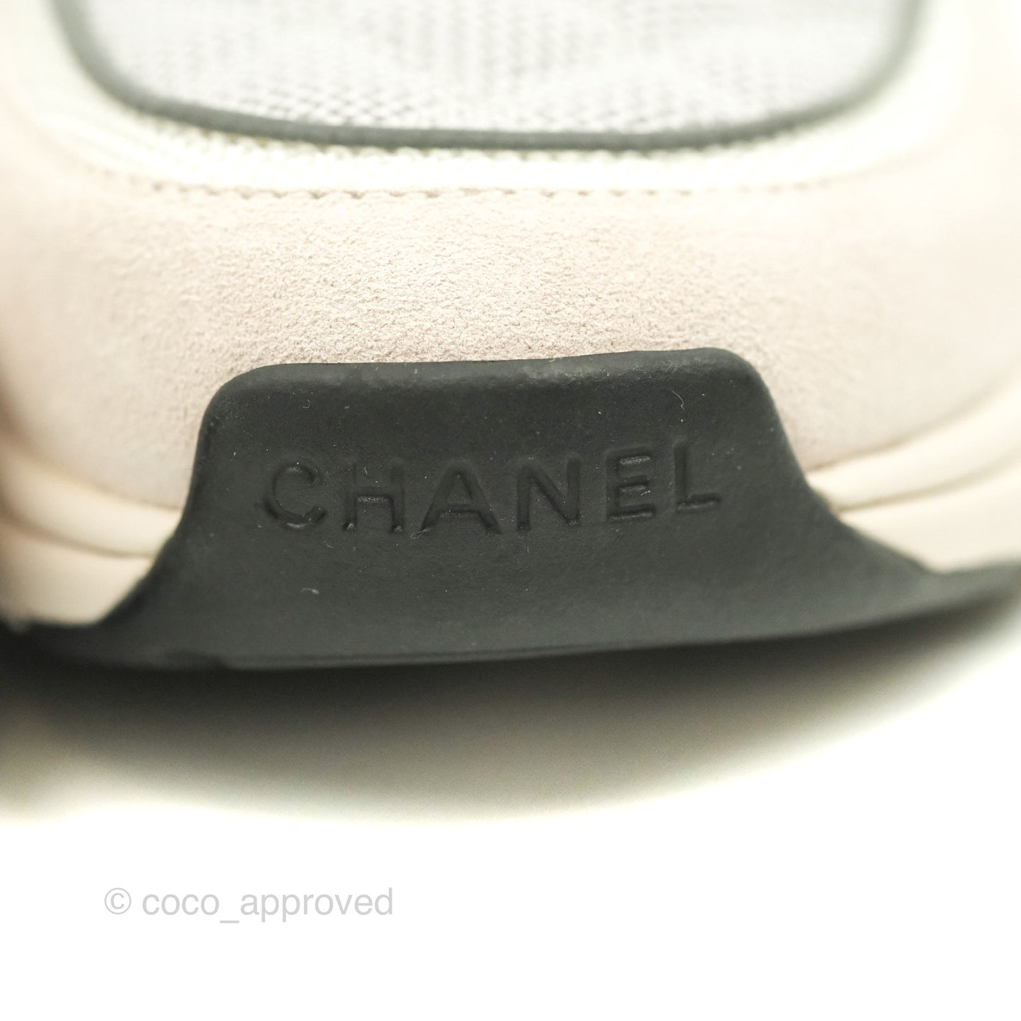 Chanel CC Fabric Trainers Size 37