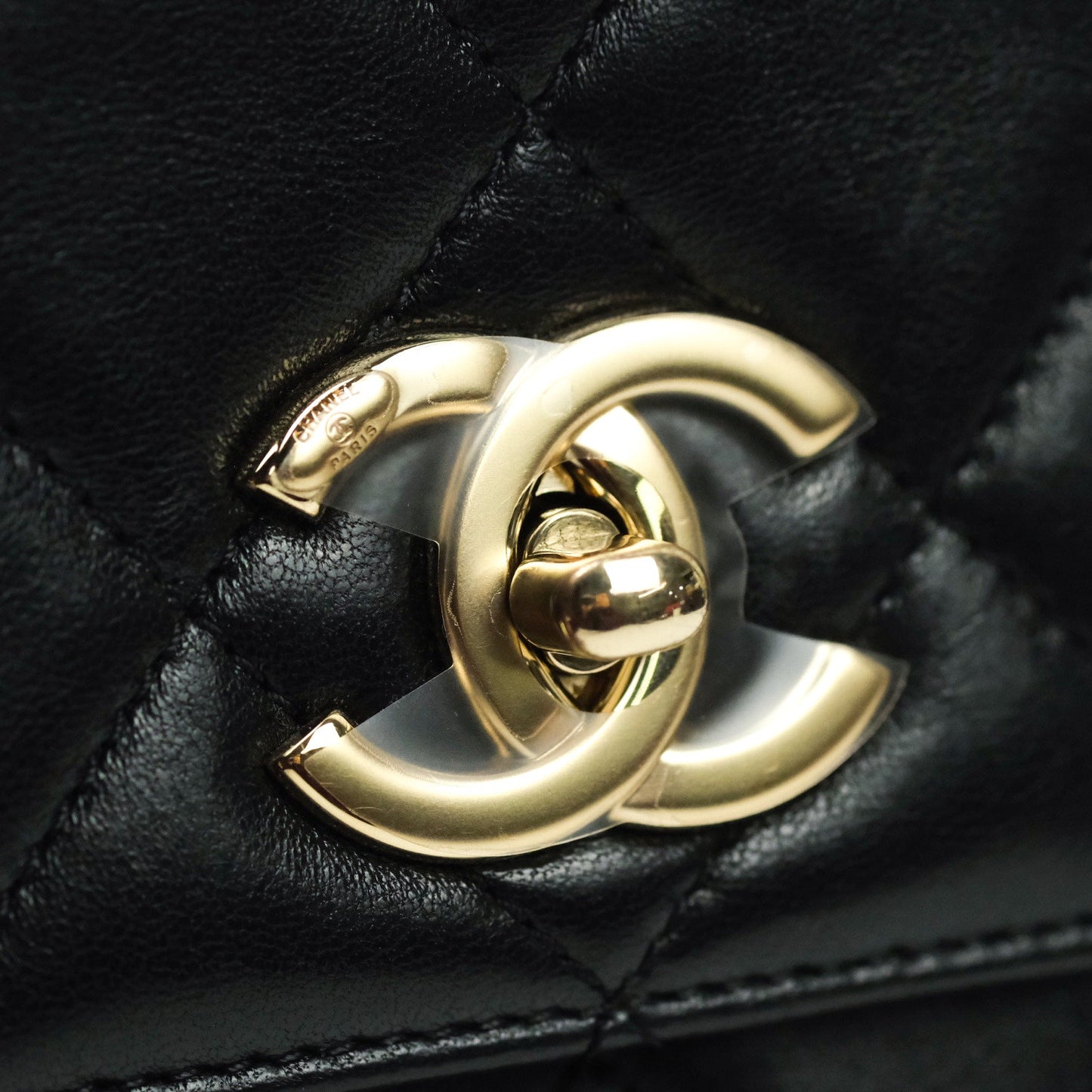 Chanel Trendy CC Small Black Lambskin Gold Hardware