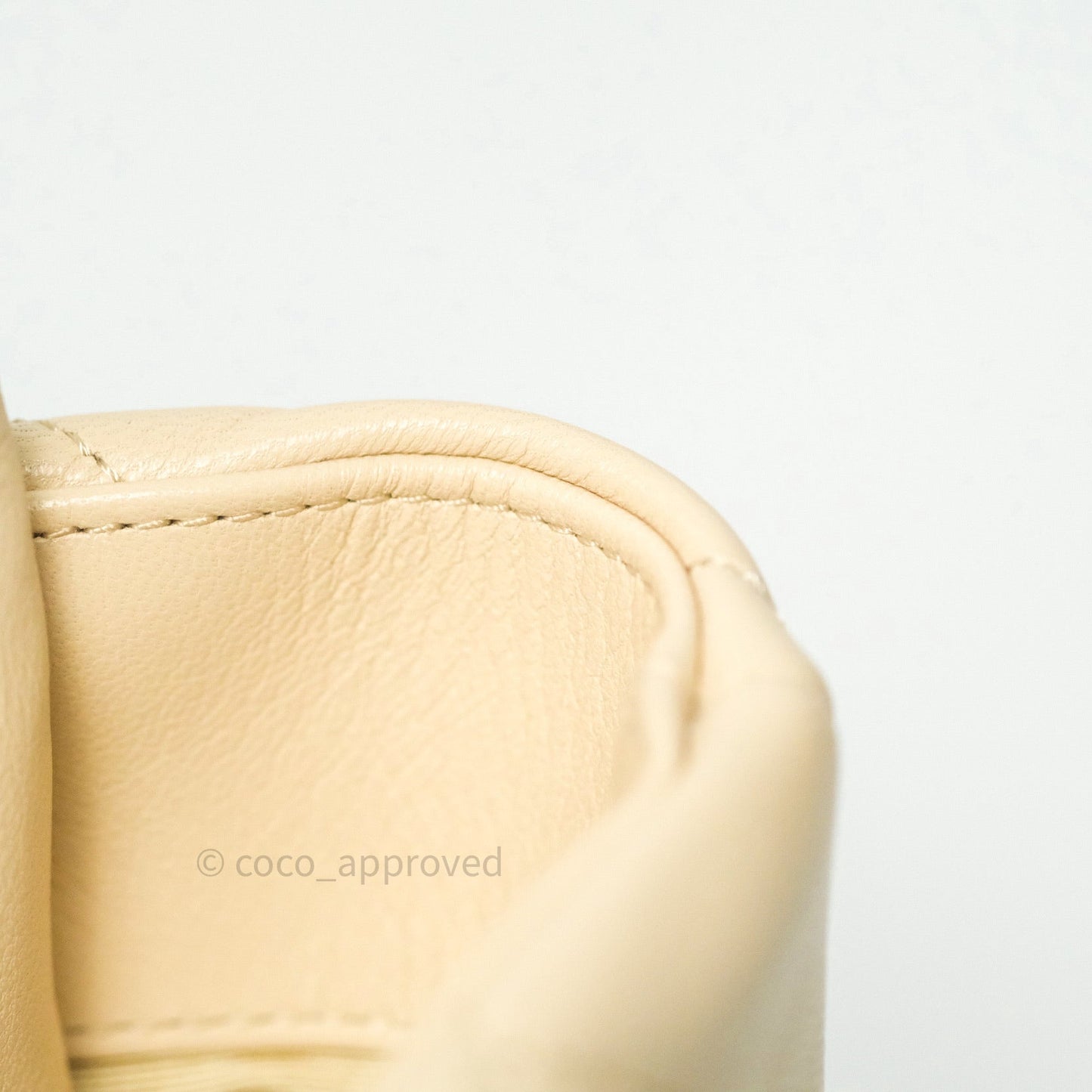 Chanel 19 Medium Beige Goatskin Mixed Hardware