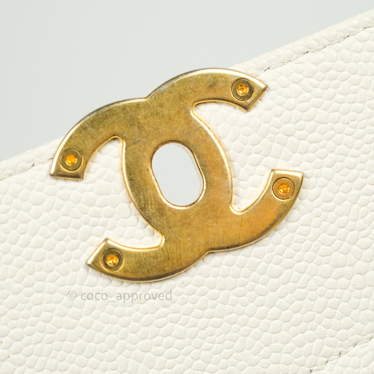 Chanel Chic Affinity Medium Grained Calfskin White Gold Hardware